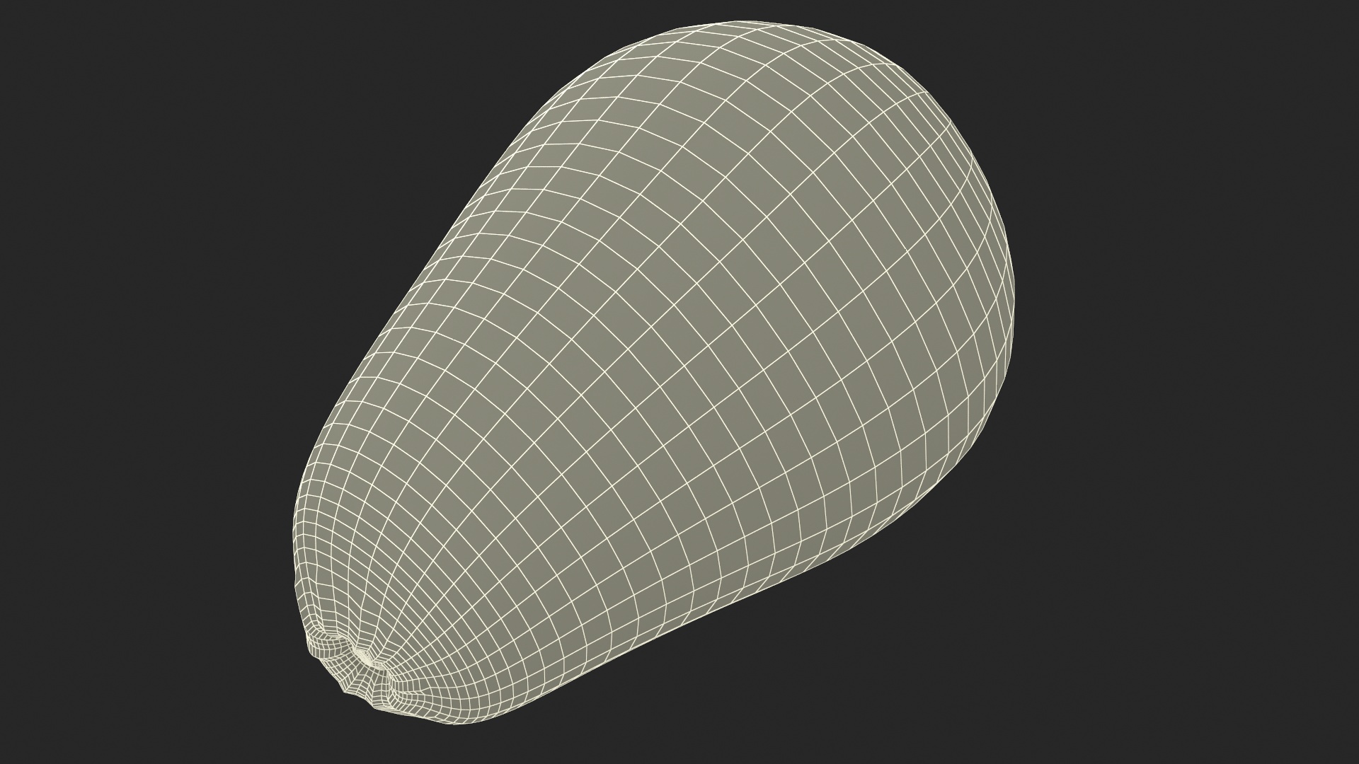 Avocado Fuerte 3D model