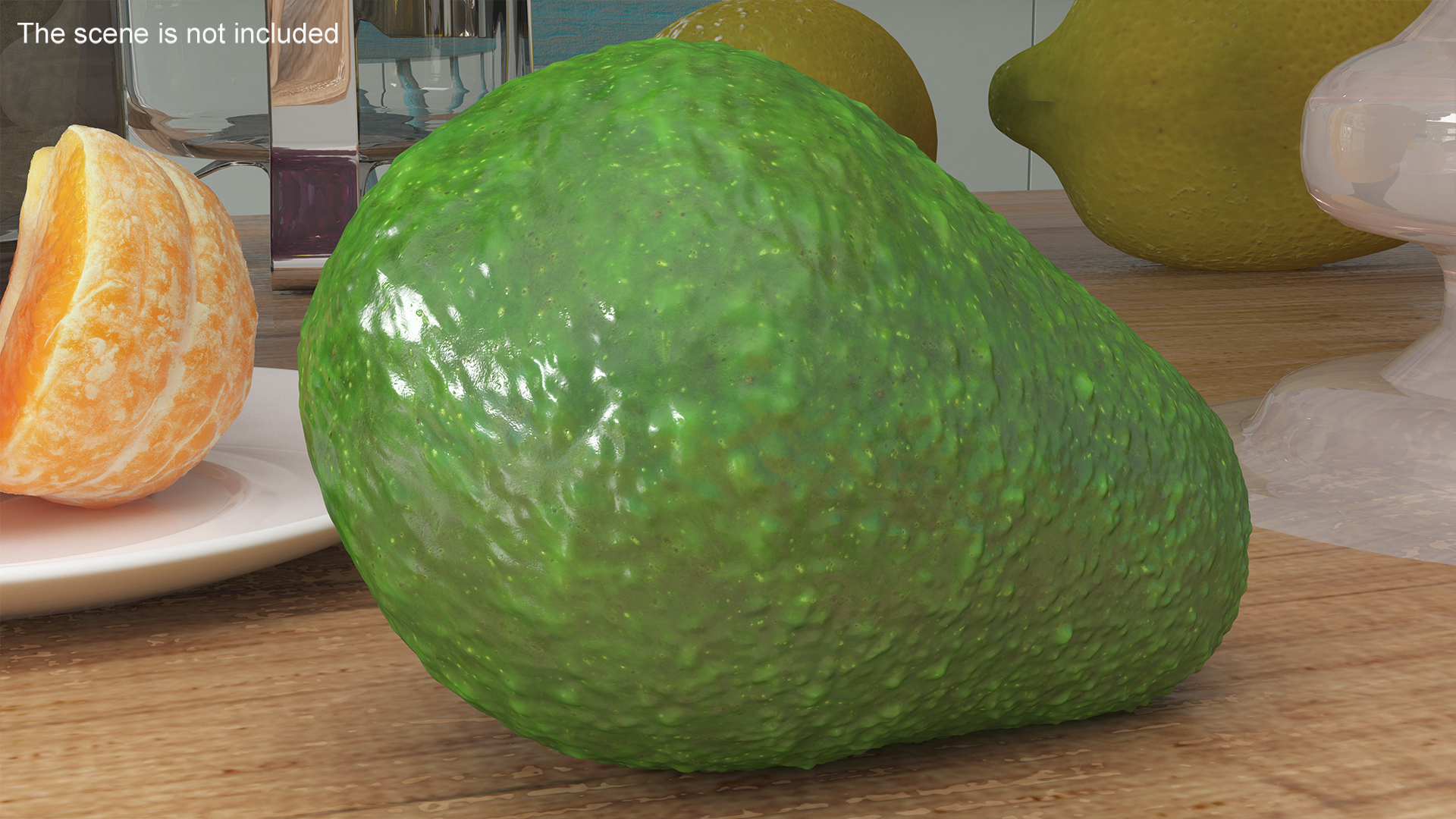 Avocado Fuerte 3D model