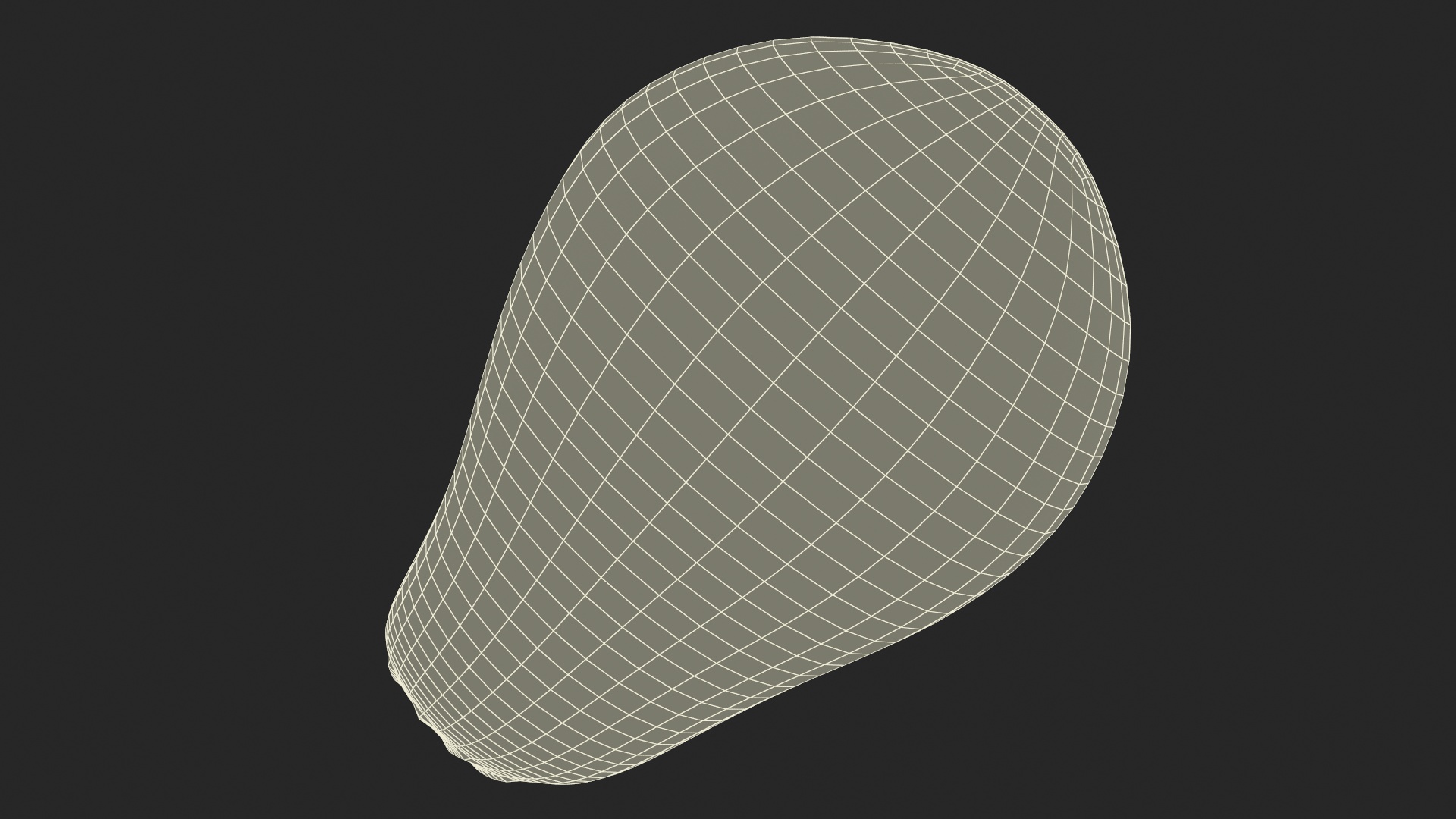 Avocado Fuerte 3D model