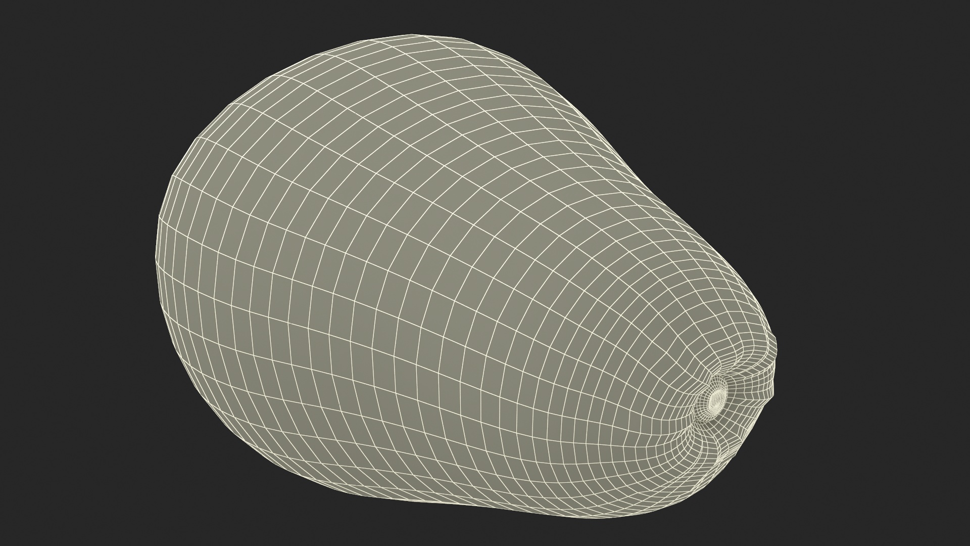 Avocado Fuerte 3D model