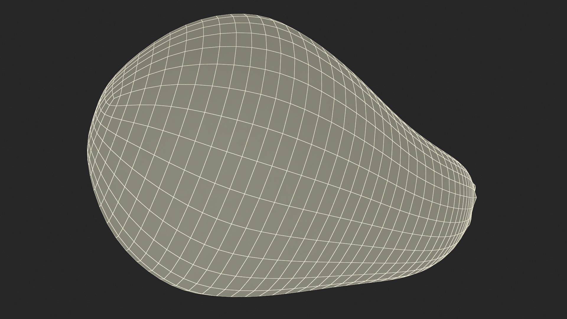 Avocado Fuerte 3D model