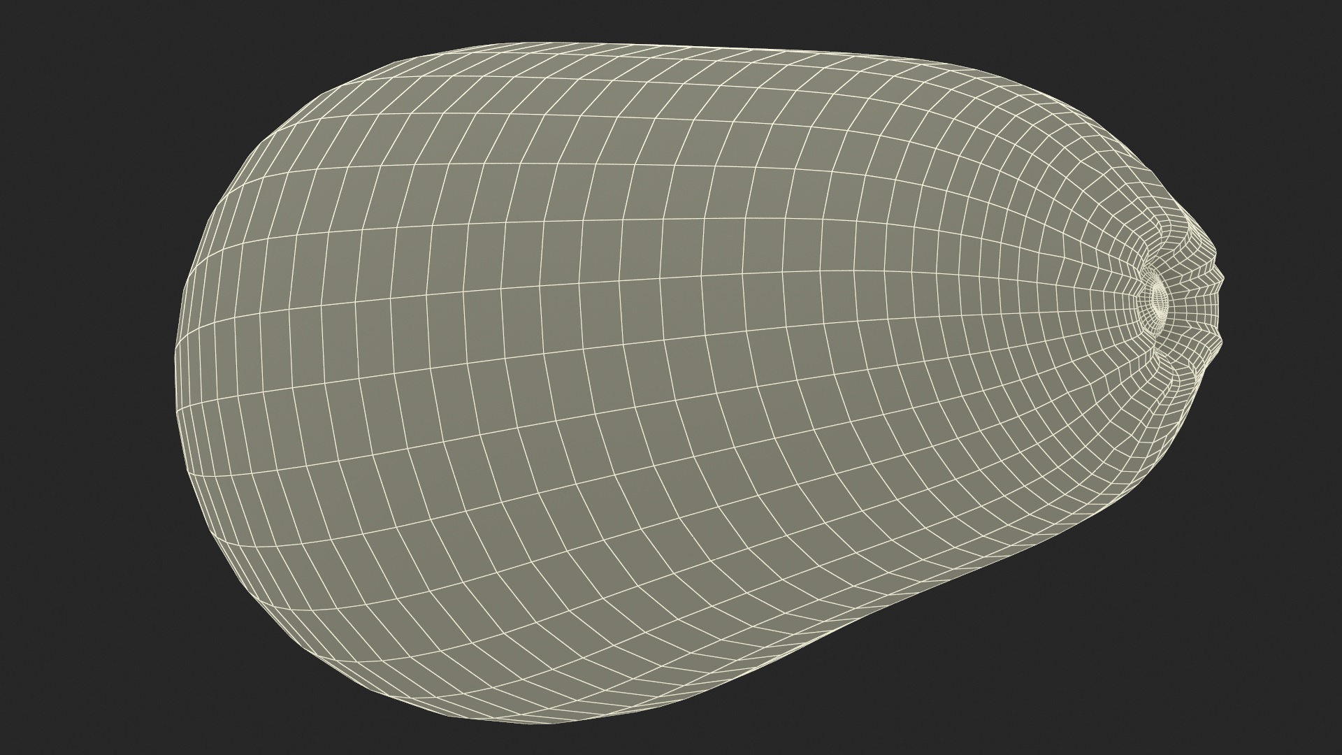 Avocado Fuerte 3D model