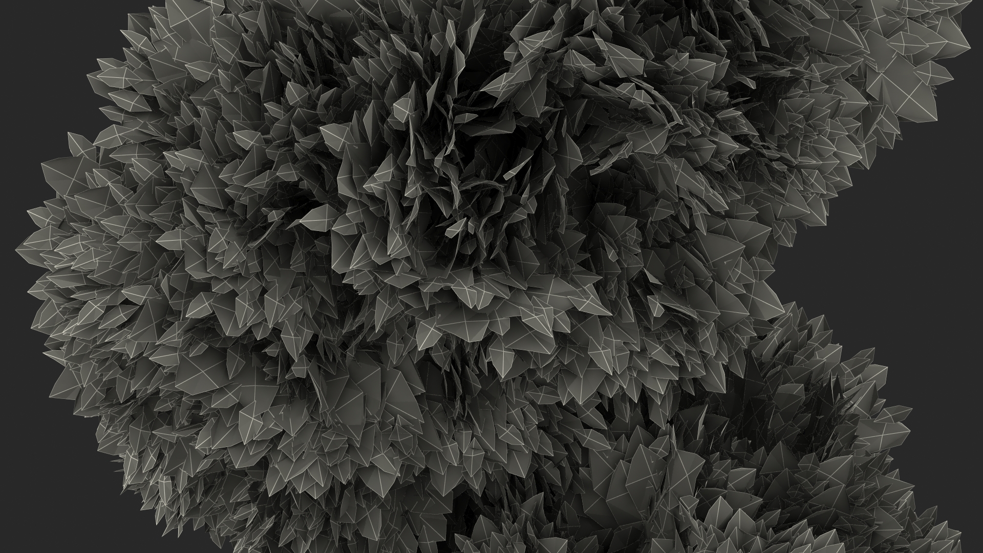 3D Twisted Chinese Arborvitae