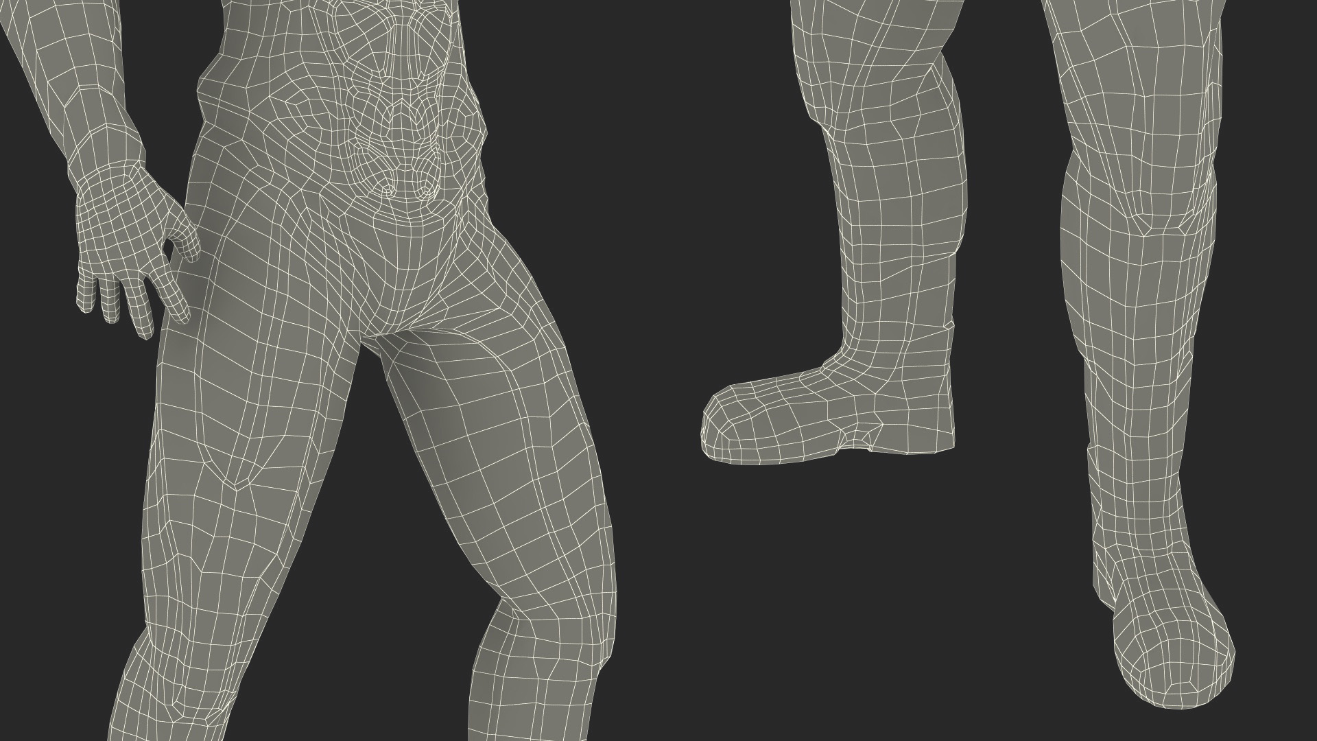 3D model Futuristic Armored Warrior with Gun