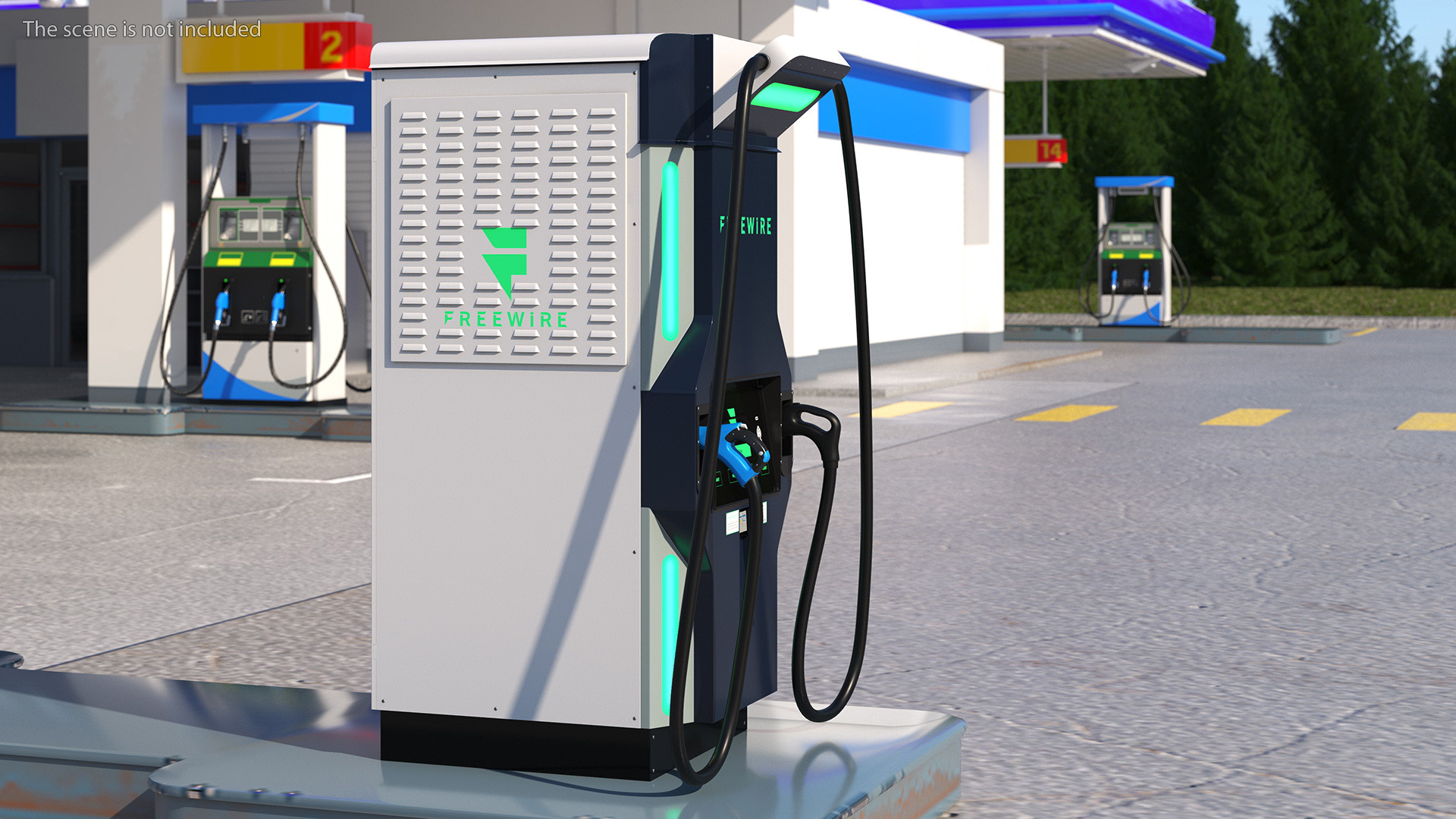 Freewire Ultrafast EV Boost Charger 200 3D model