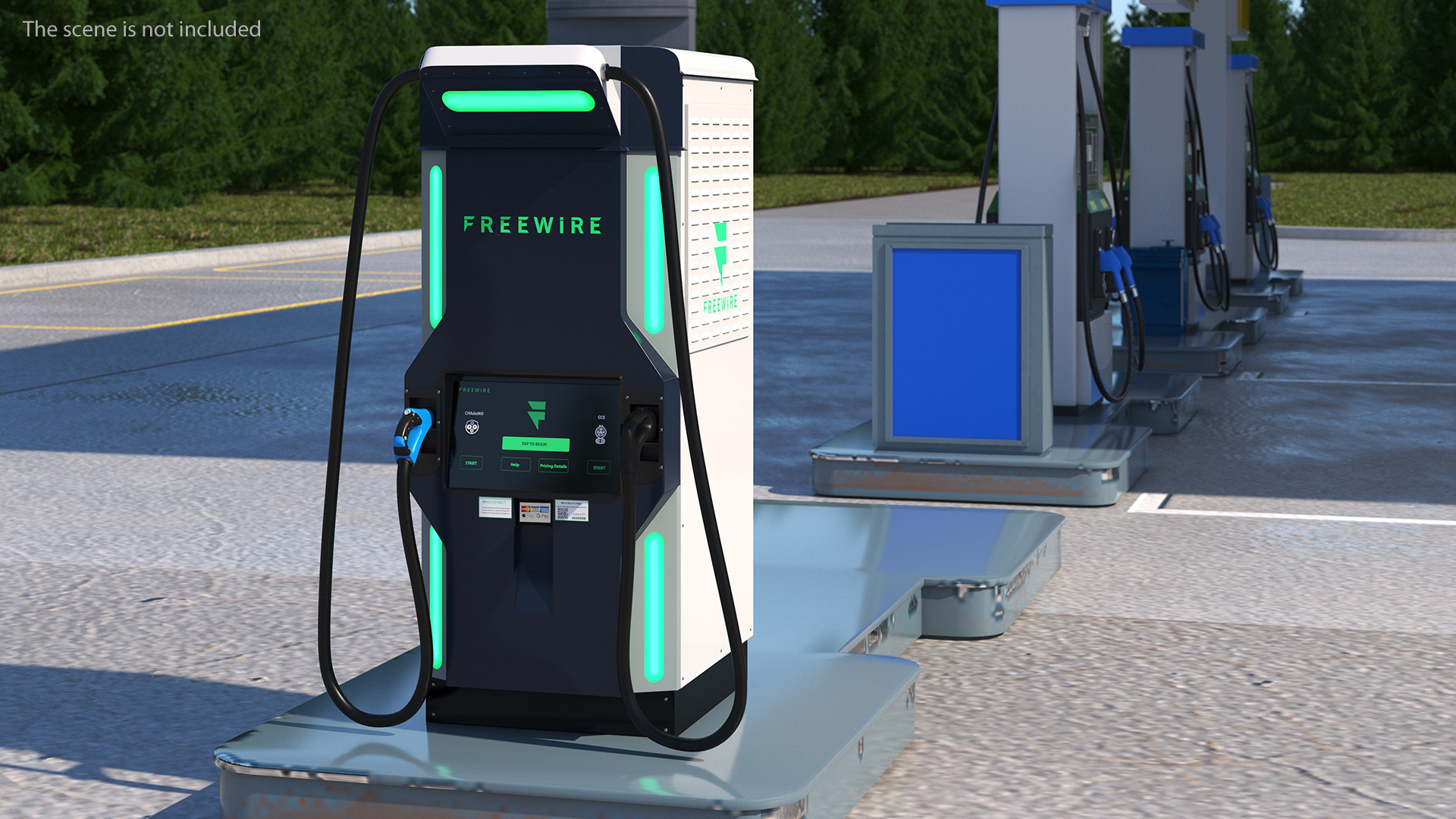 Freewire Ultrafast EV Boost Charger 200 3D model