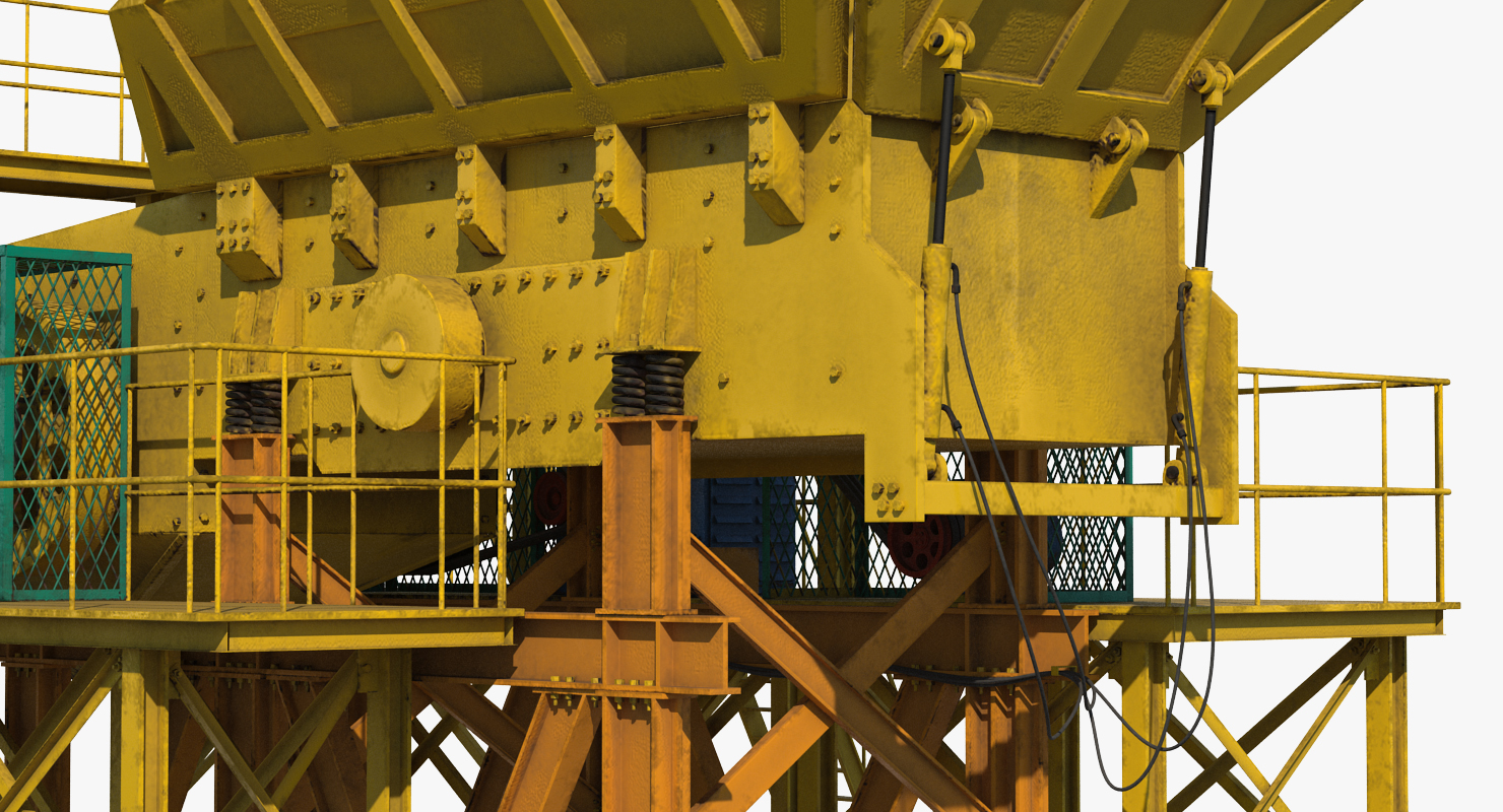 3D model Rock Crusher Machine