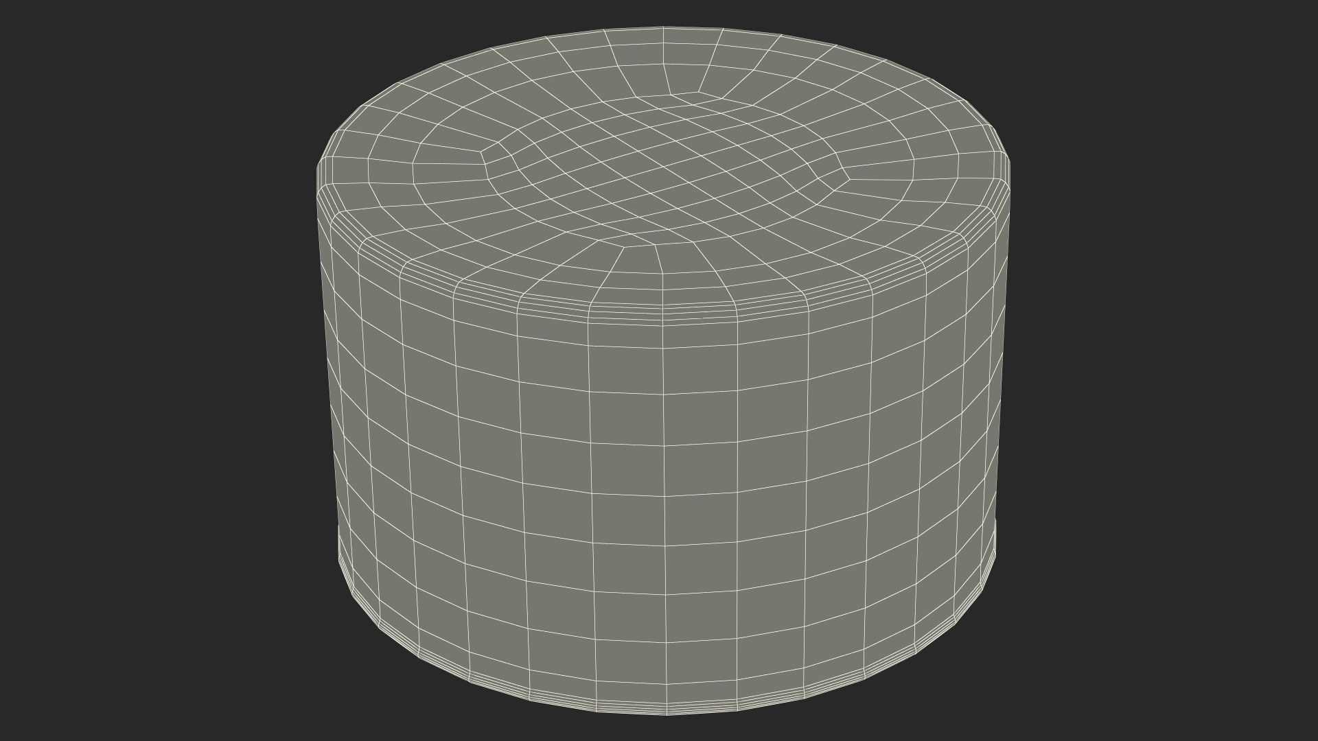 3D Scented Candle White with 3 Wicks model