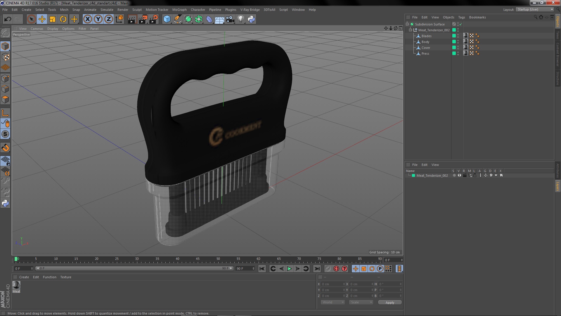 3D model Meat Tenderizer