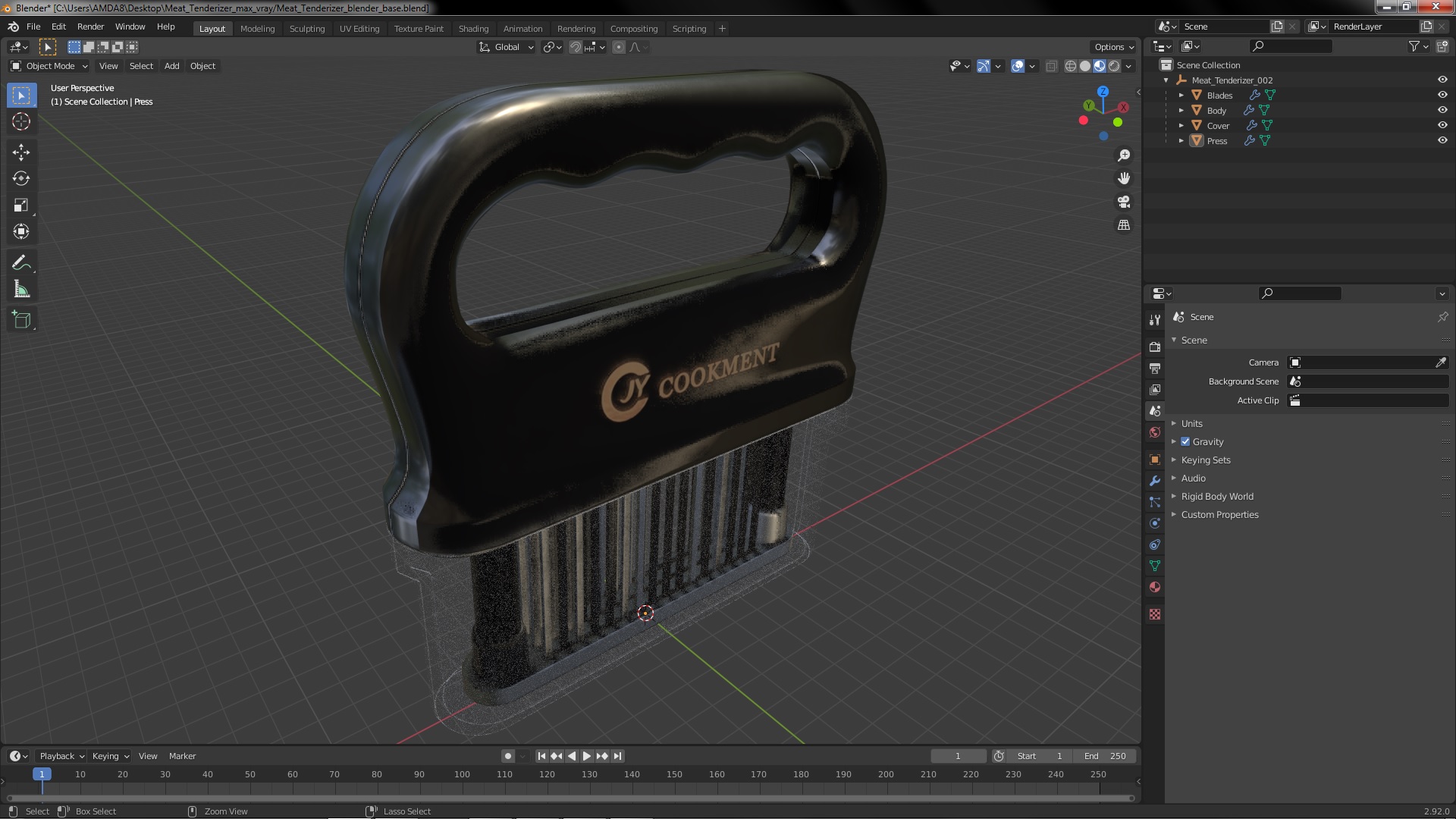 3D model Meat Tenderizer