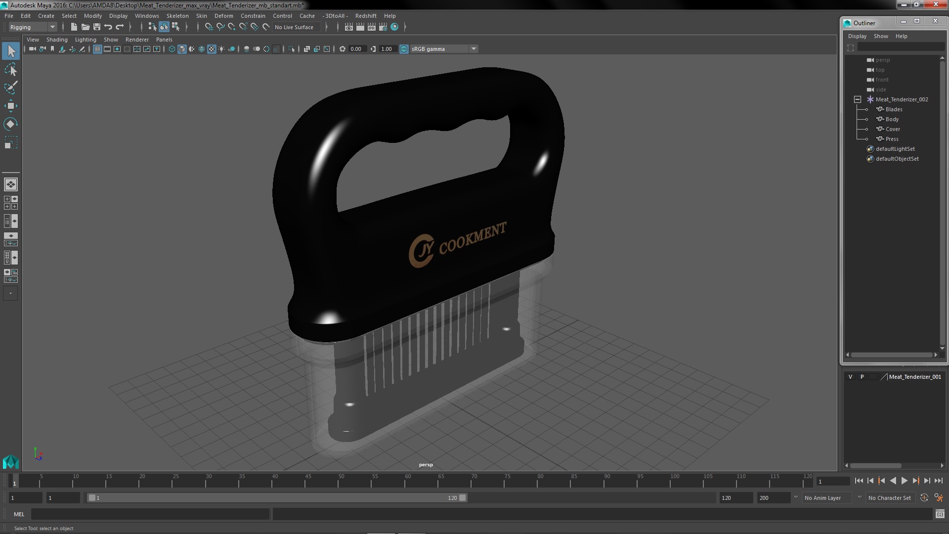 3D model Meat Tenderizer