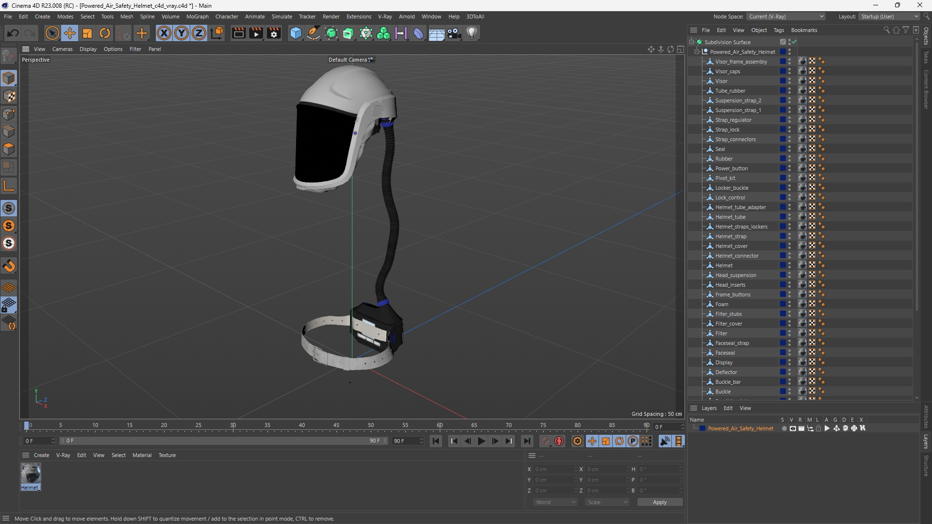 Powered Air Safety Helmet - view 12