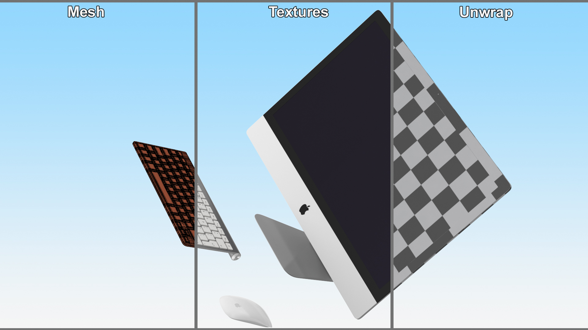 3D model Apple iMac 21.5 Inch