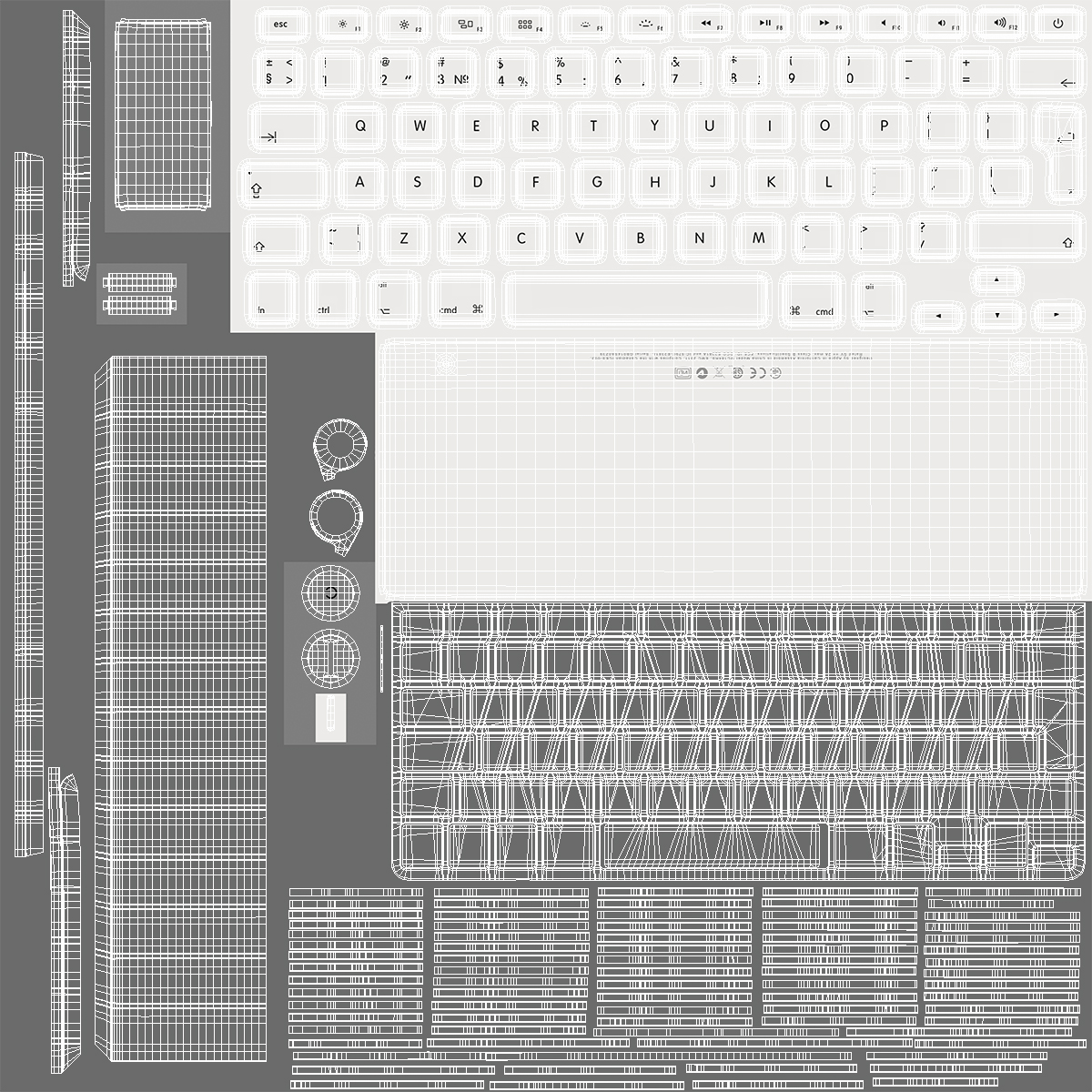 3D model Apple iMac 21.5 Inch