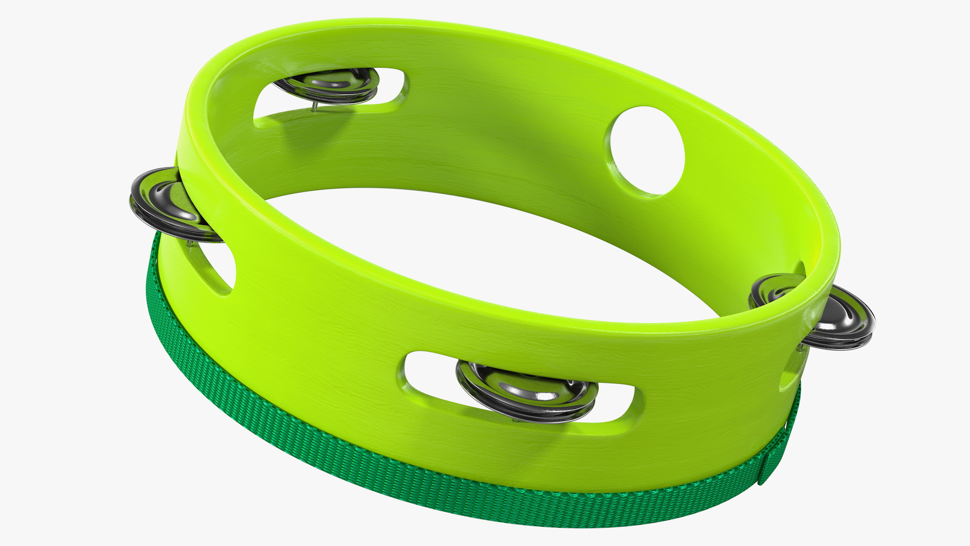 3D Tambourine Toy Musical Instrument model