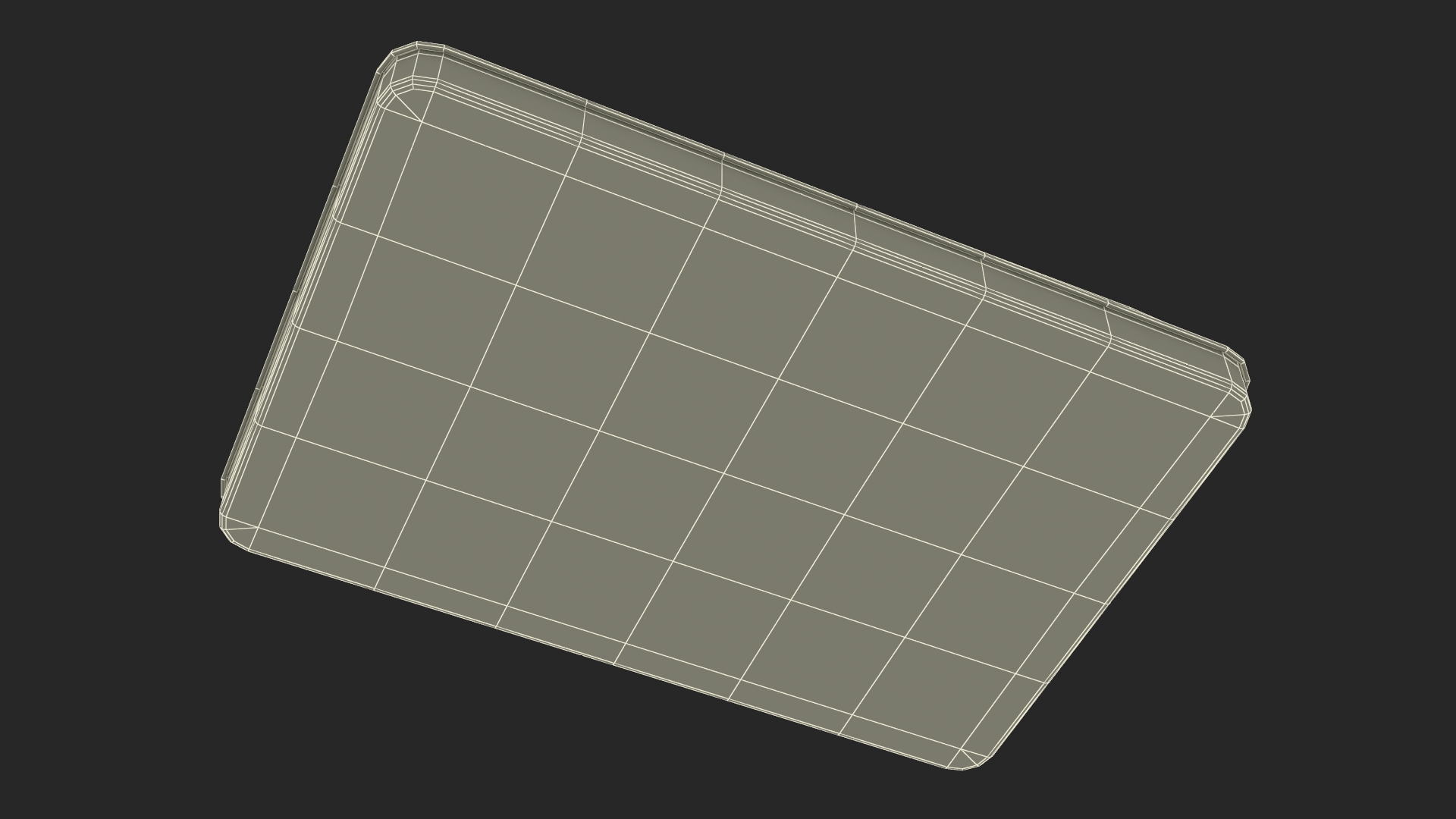 3D model Oven Tray with Parchment Paper