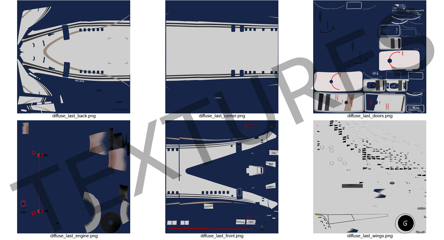 3D Boeing 737 800 with Interior Generic Rigged model