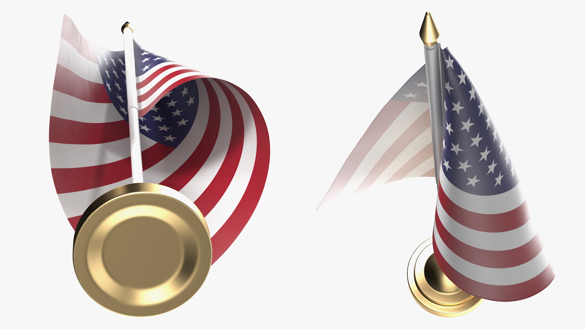 Table Flag USA 3D model