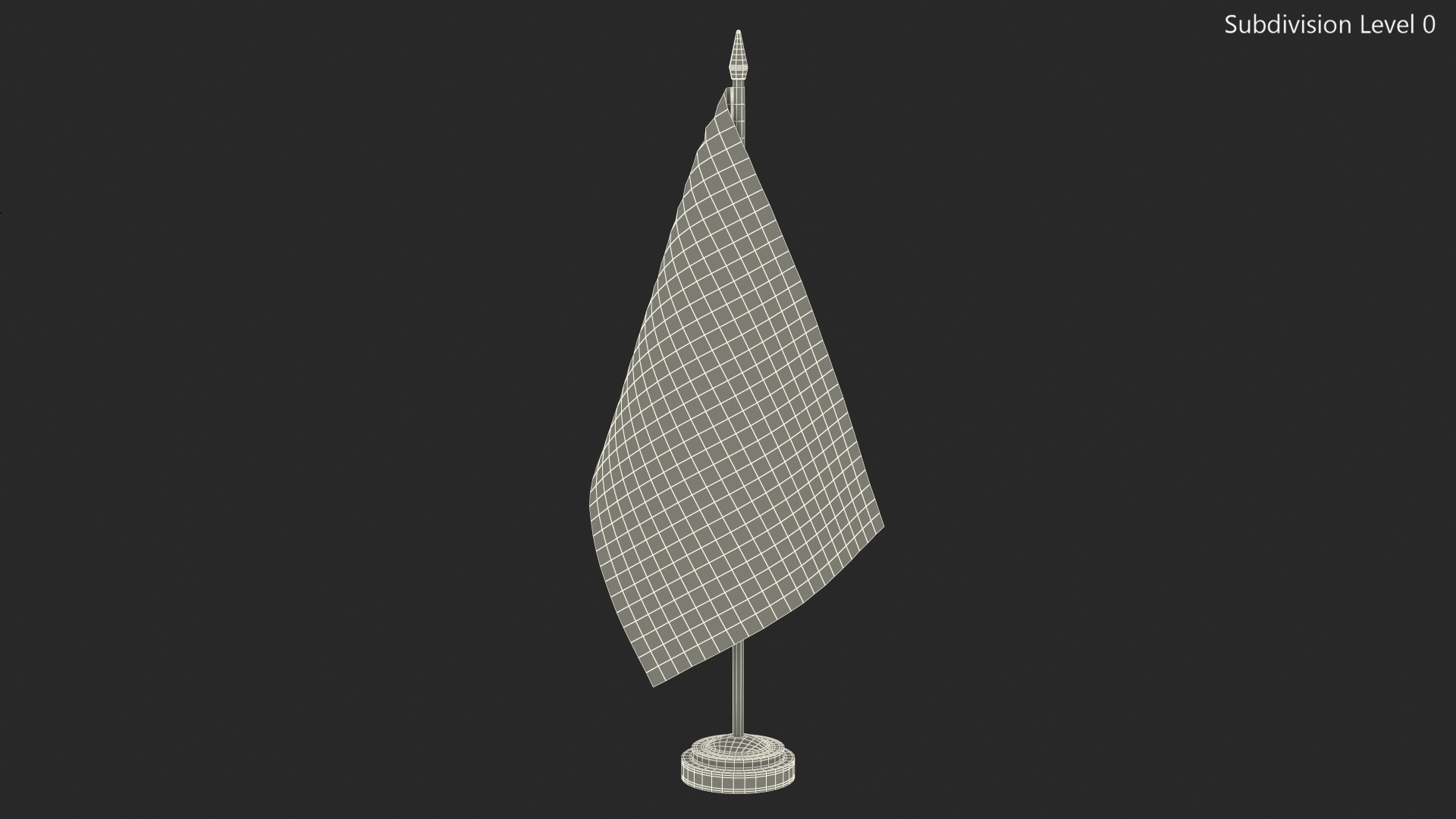Table Flag USA 3D model