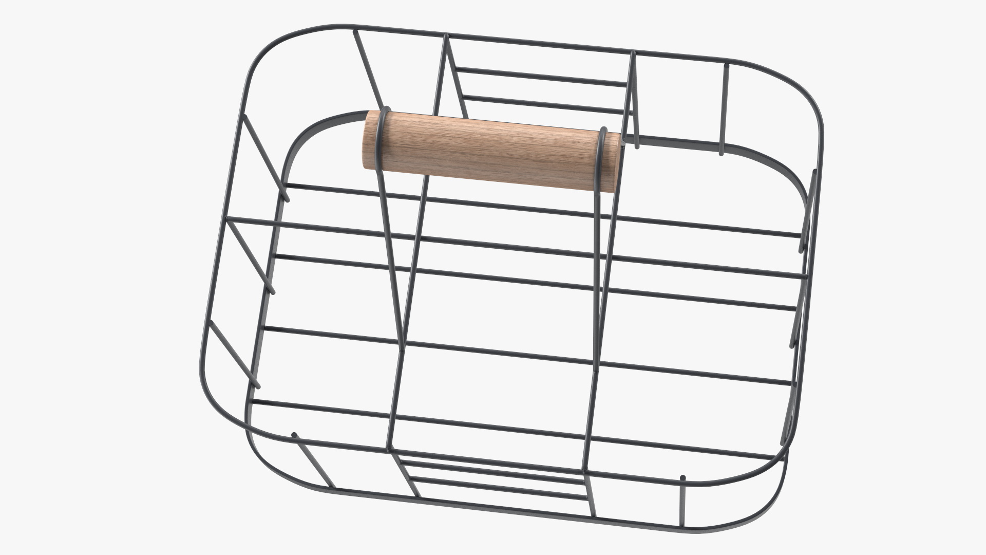 3D Milk Carrier Six Places model
