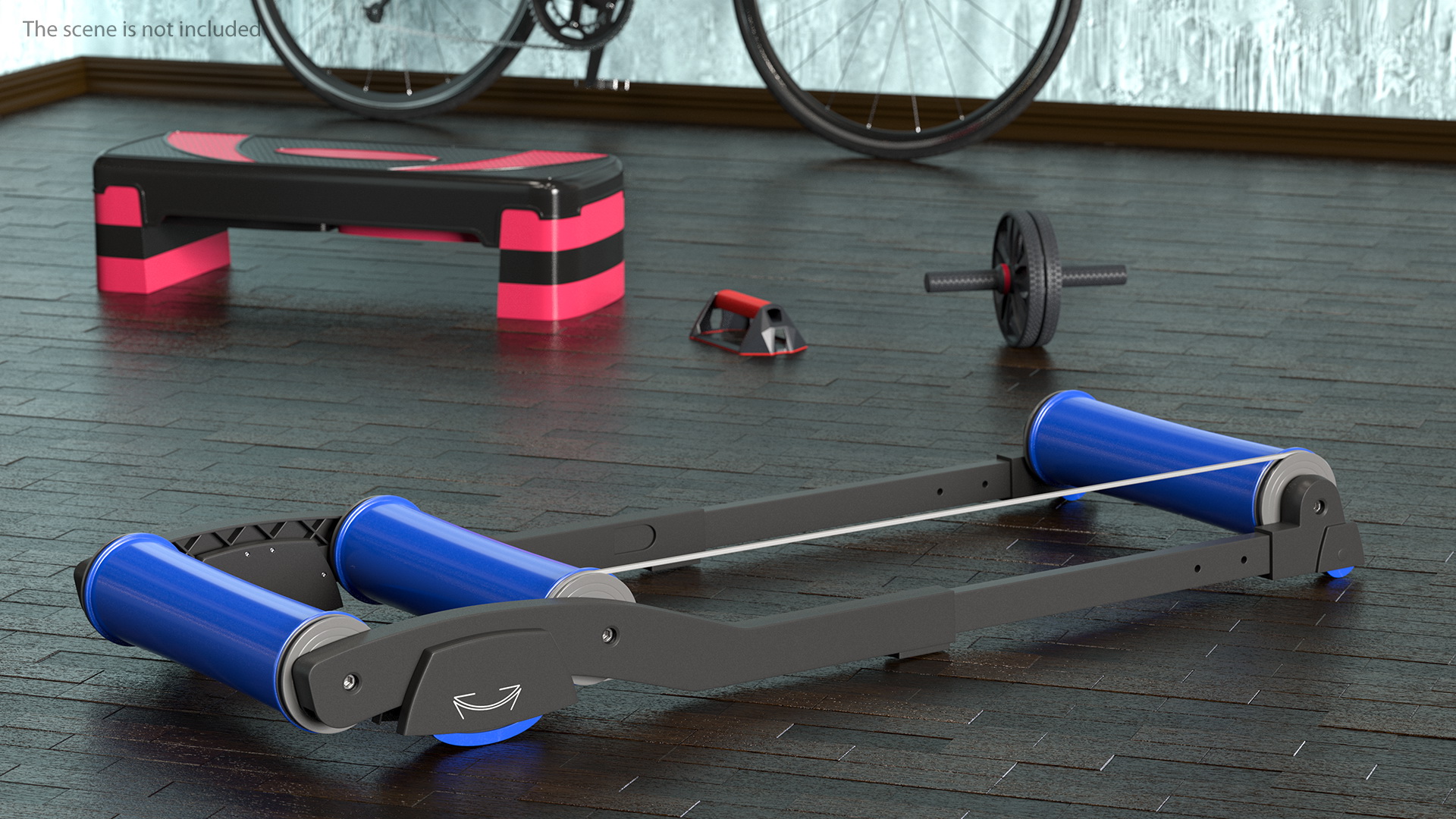 3D Road Bike Riding Roller Trainer