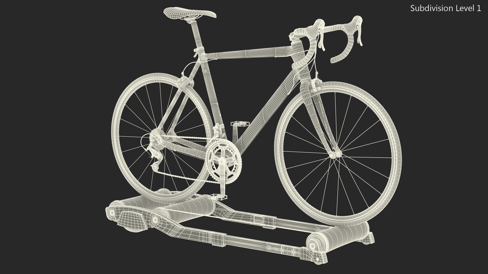 3D Road Bike Riding Roller Trainer