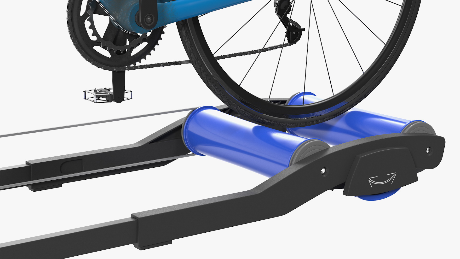 3D Road Bike Riding Roller Trainer