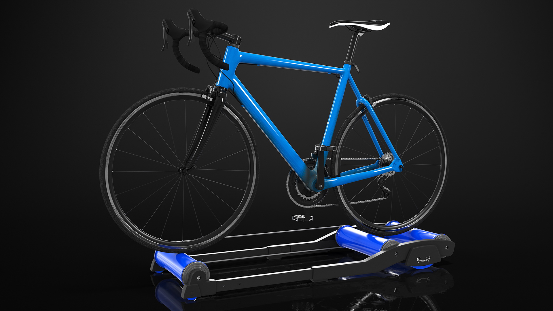 3D Road Bike Riding Roller Trainer
