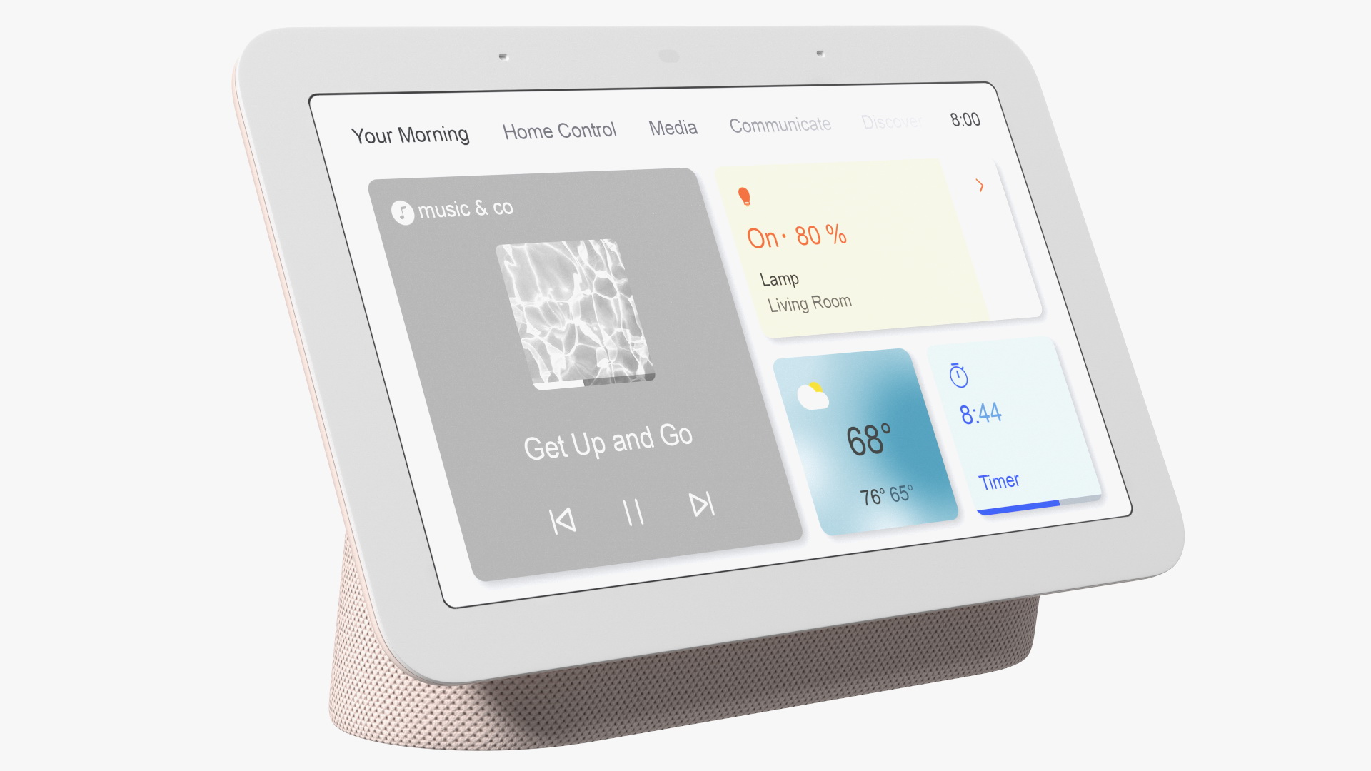 Nest Hub Smart Display 2Gen Sand 3D