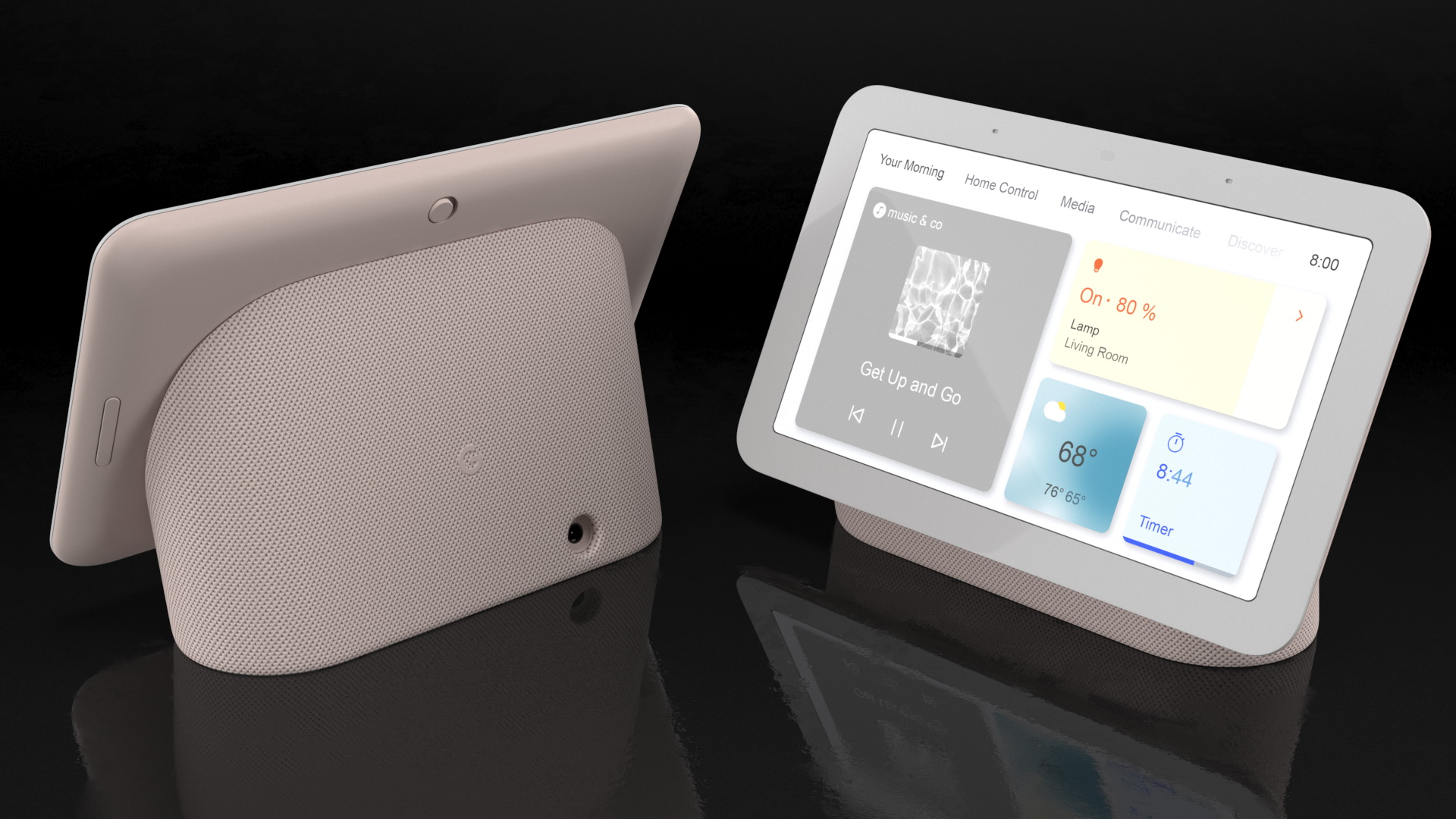 Nest Hub Smart Display 2Gen Sand 3D