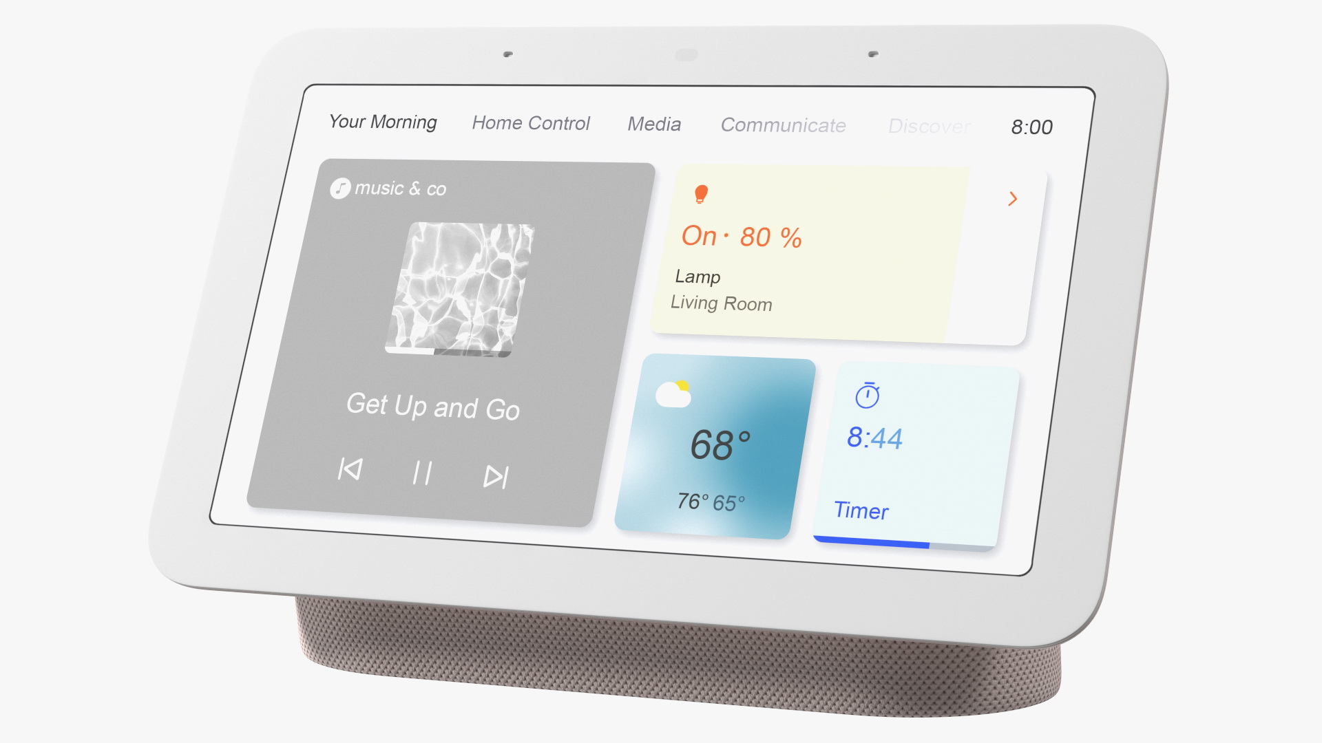 Nest Hub Smart Display 2Gen Sand 3D