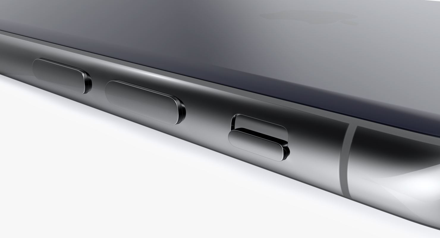 3D Apple iPhone XS Space Grey