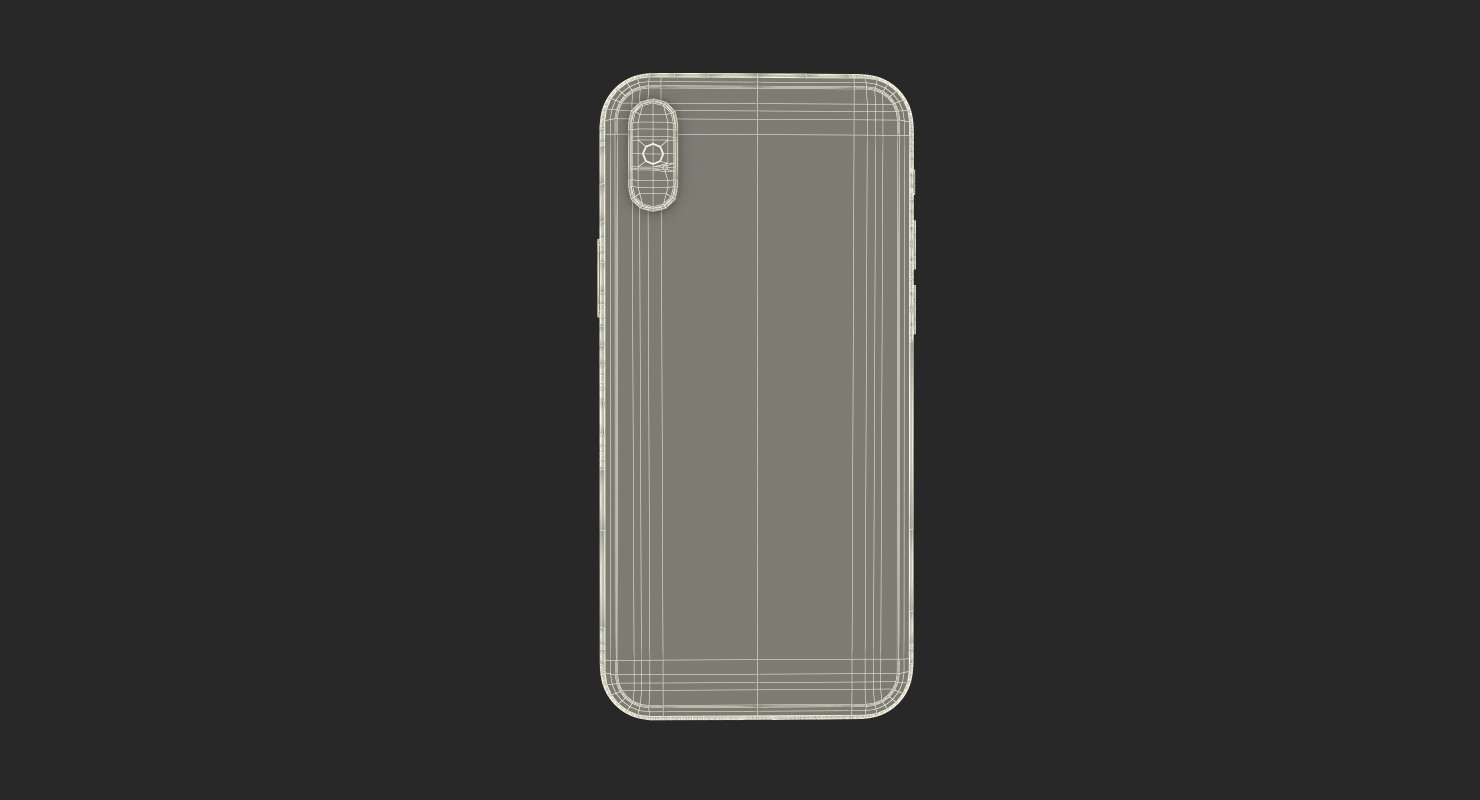 3D Apple iPhone XS Space Grey
