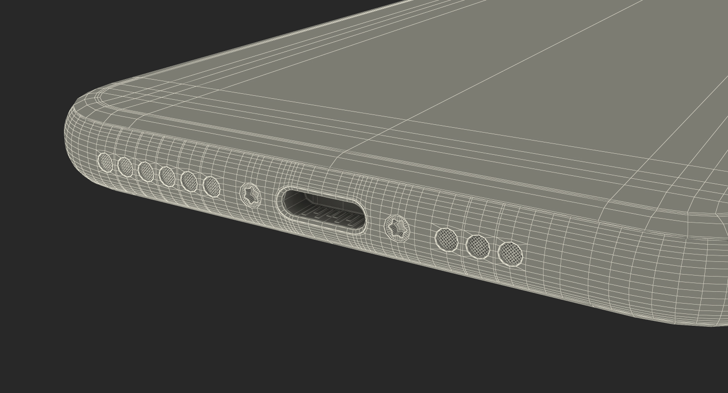 3D Apple iPhone XS Space Grey