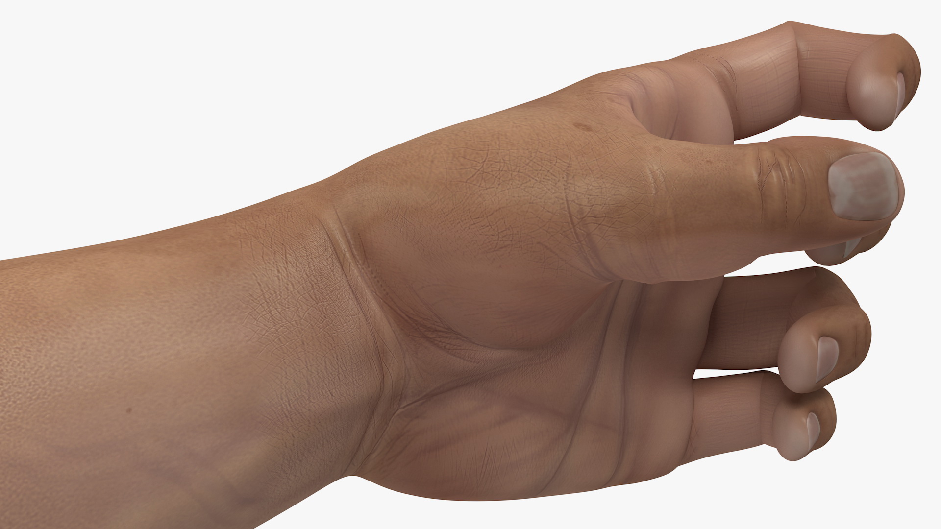 3D Infrared Thermometer in Hand model