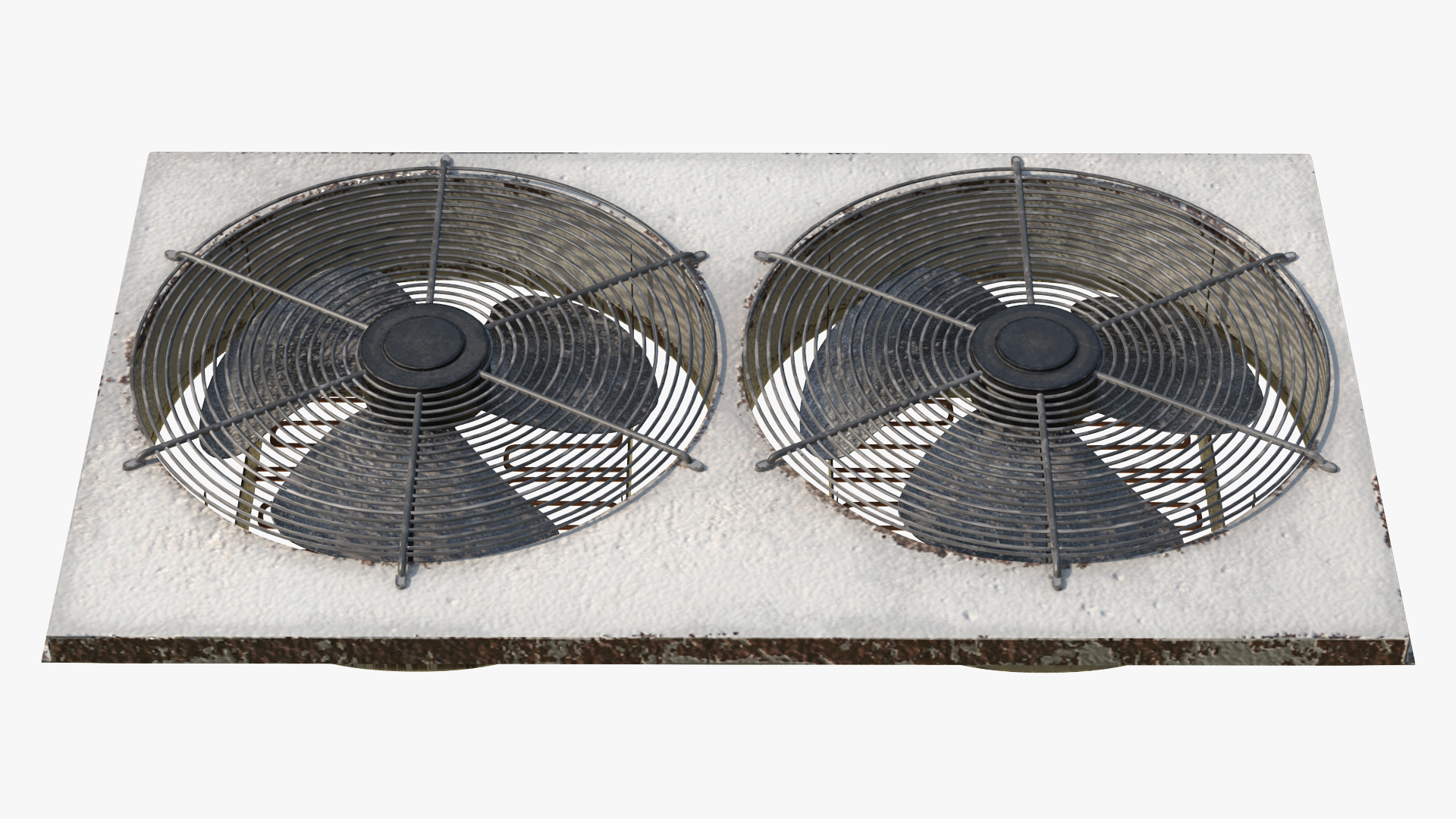 Rooftop Vent Rusted 3D model