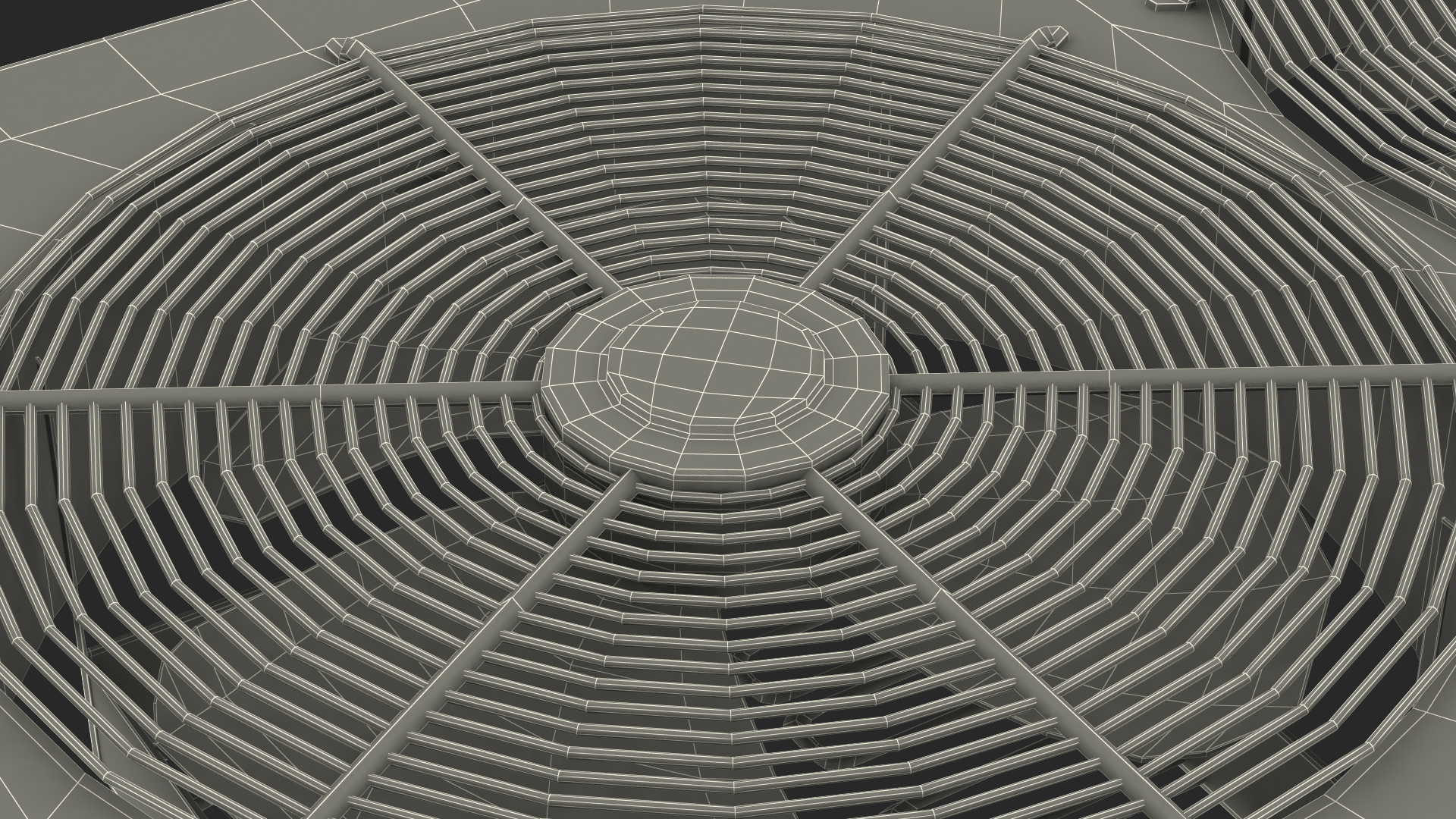 Rooftop Vent Rusted 3D model