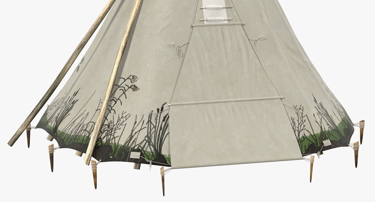 3D Traditional Tipi