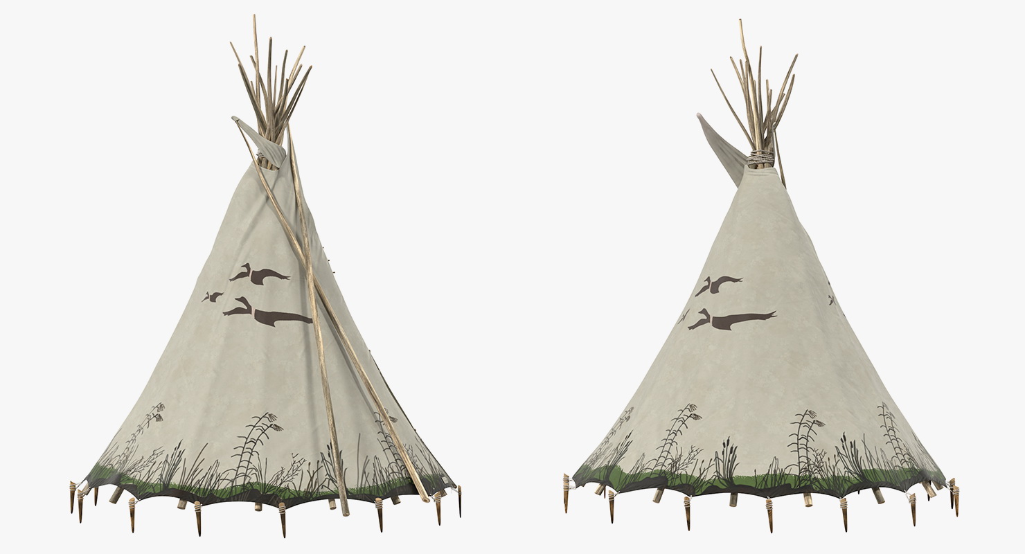 3D Traditional Tipi