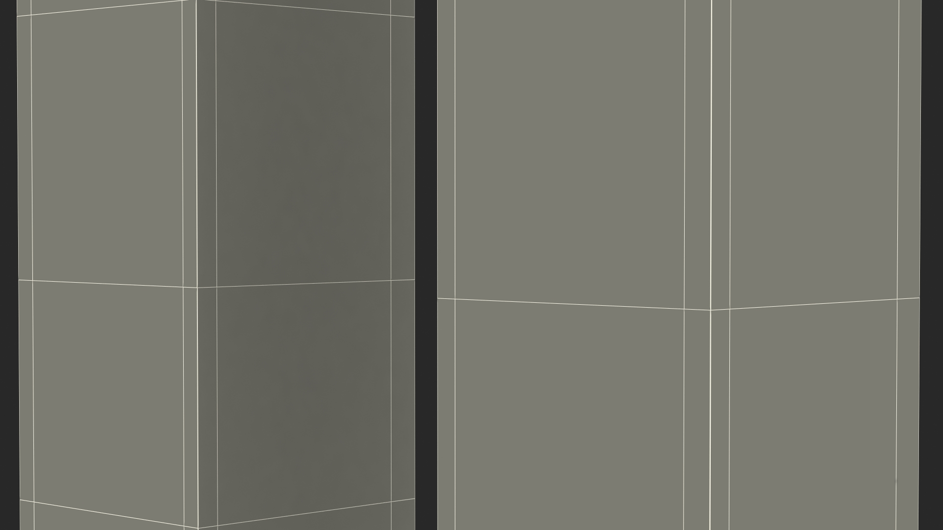 3D model Gate Posts