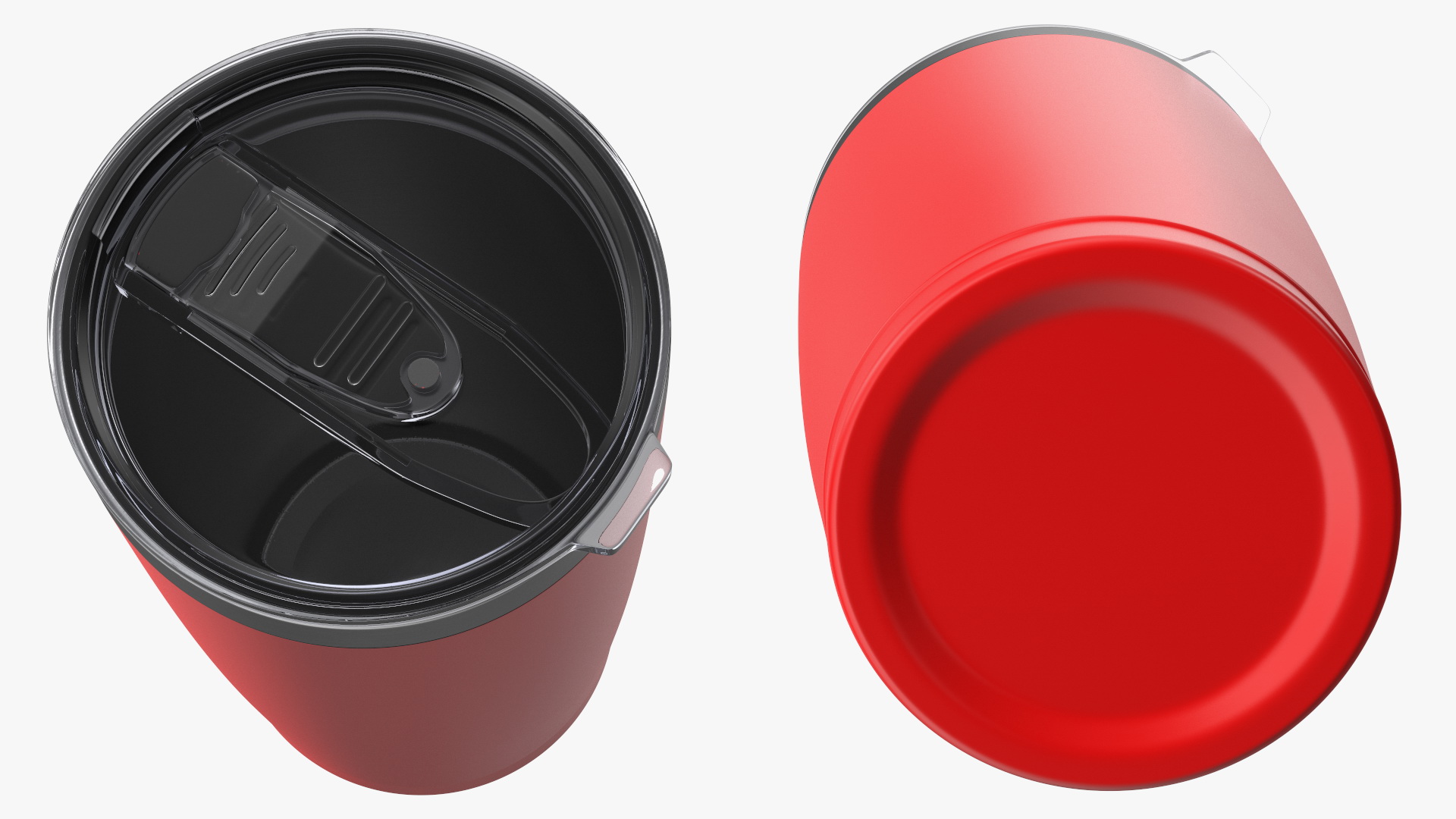 3D model Stainless Steel Thermo Cup Red