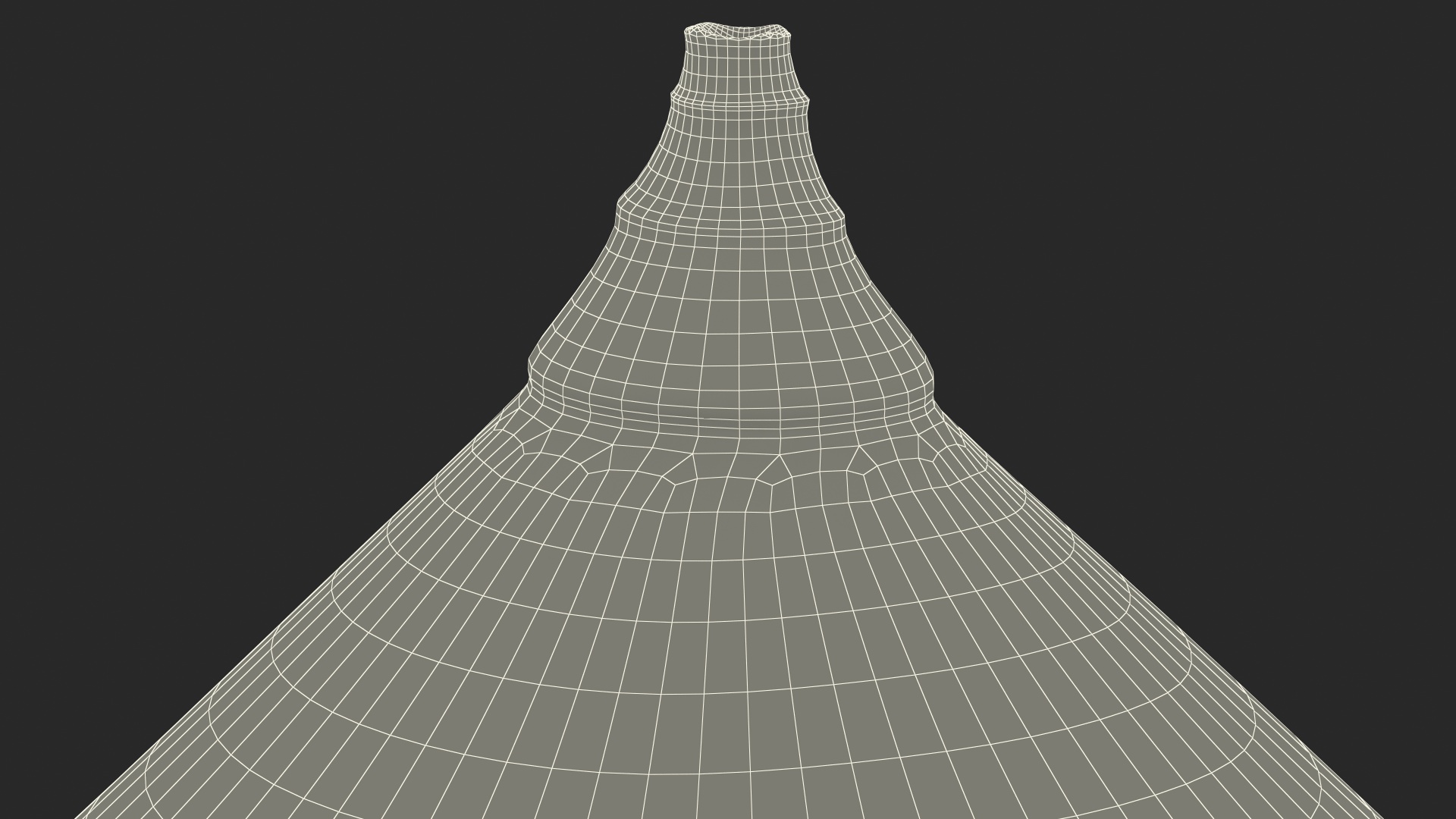 African Round Clay House 3D model