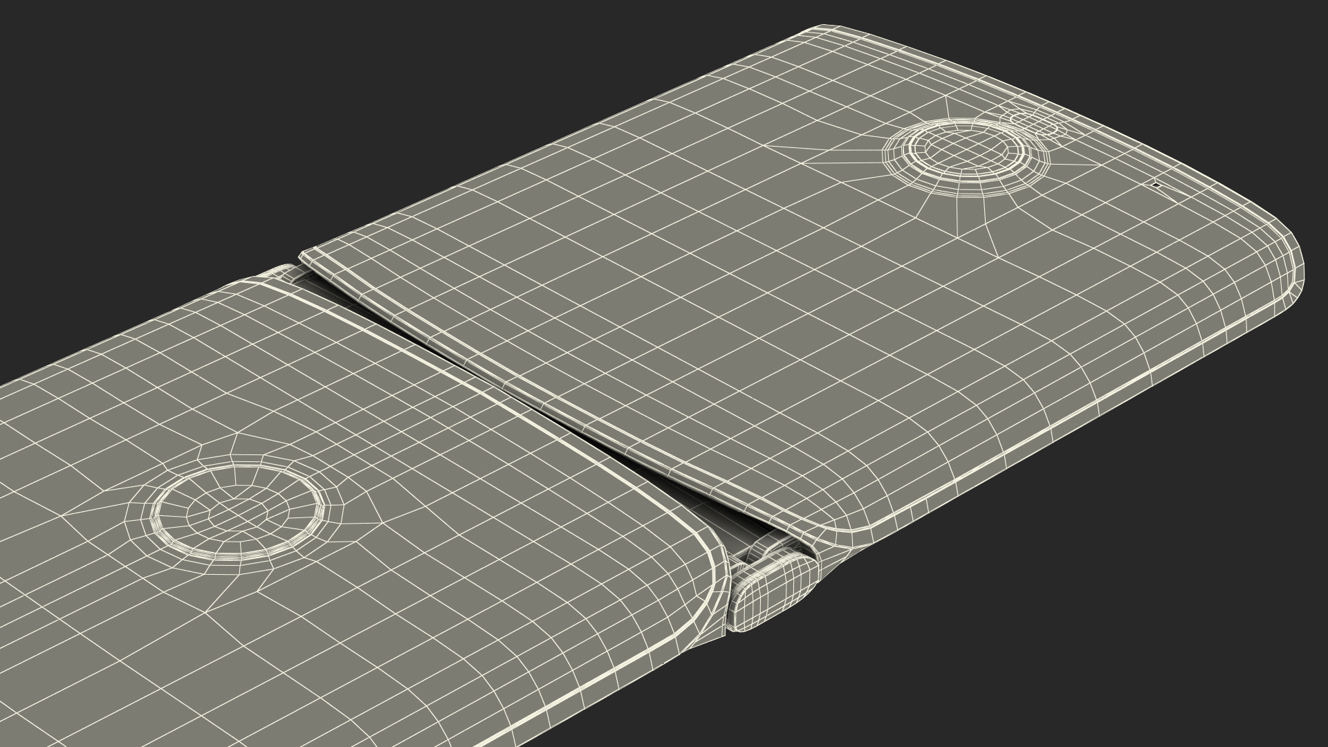 Black Motorola Razr Flip Phone 2020 Rigged 3D