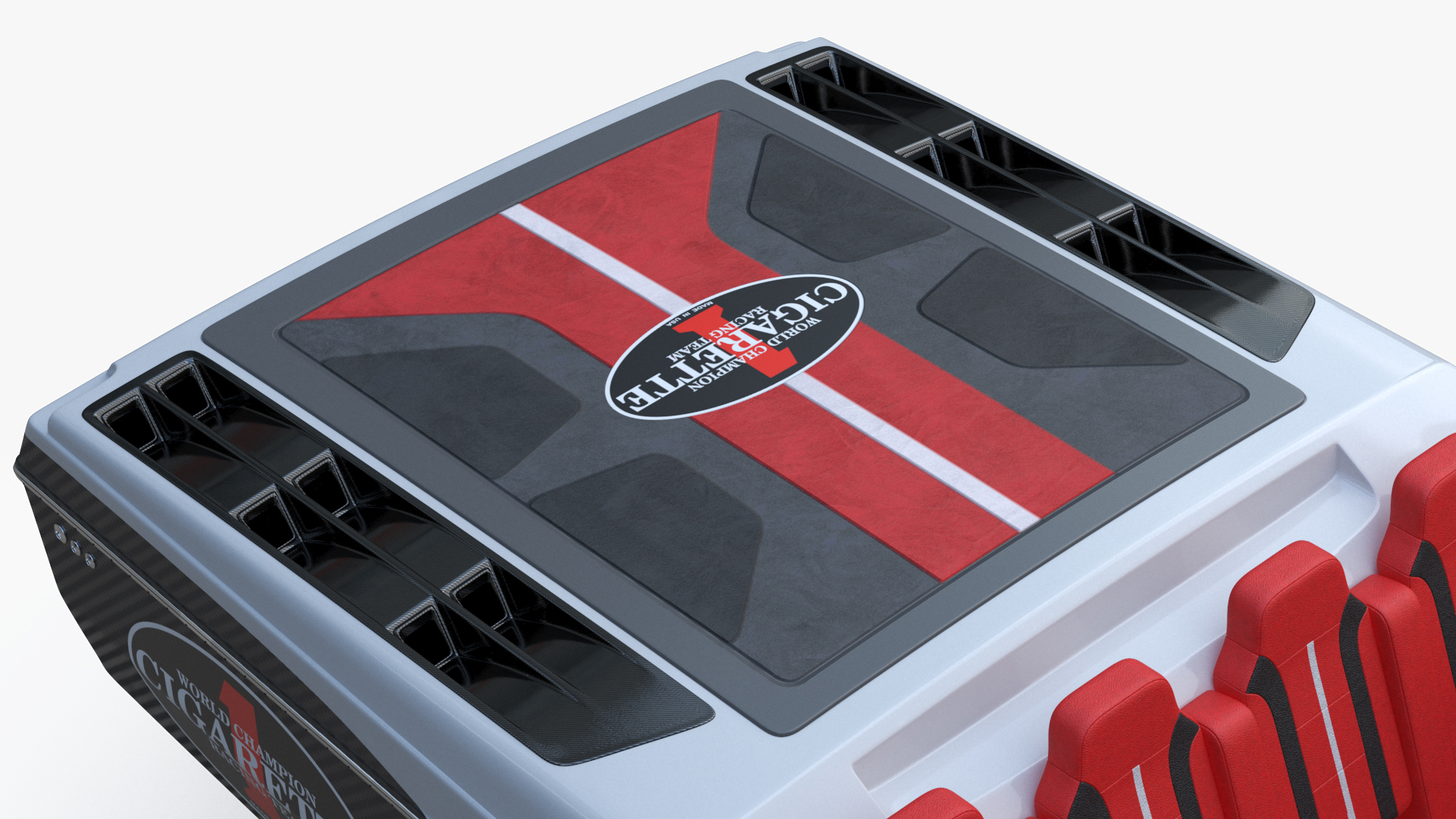 3D model CigaretteBoat515 Red