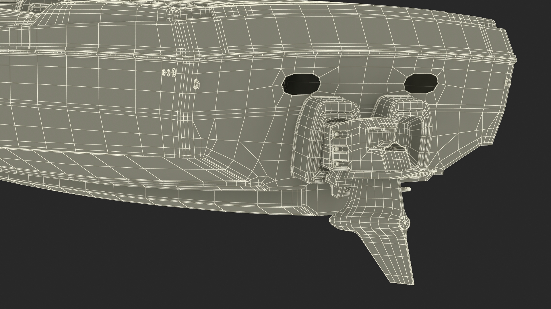3D model CigaretteBoat515 Red
