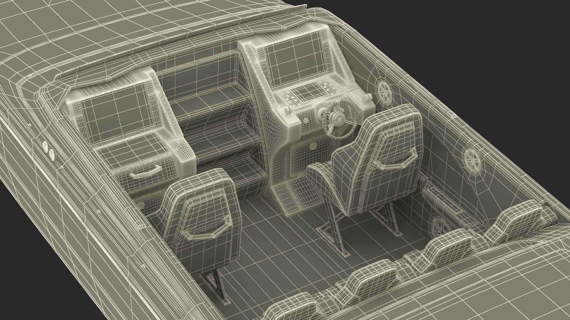 3D model CigaretteBoat515 Red