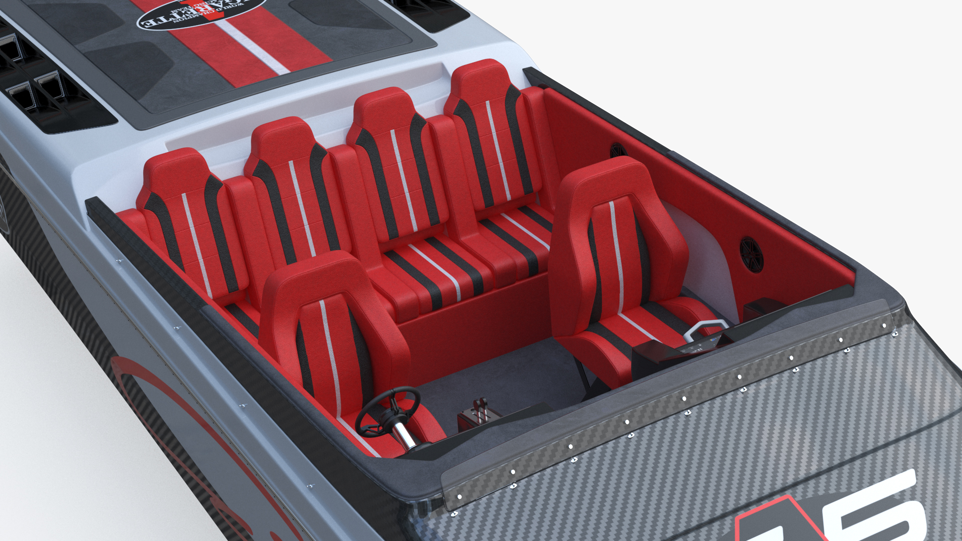 3D model CigaretteBoat515 Red