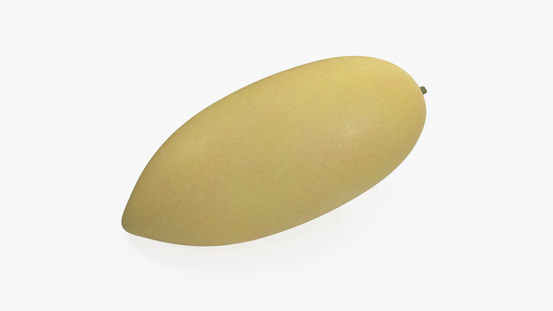 Pale Long Mango Fruit for 3D Print 3D model