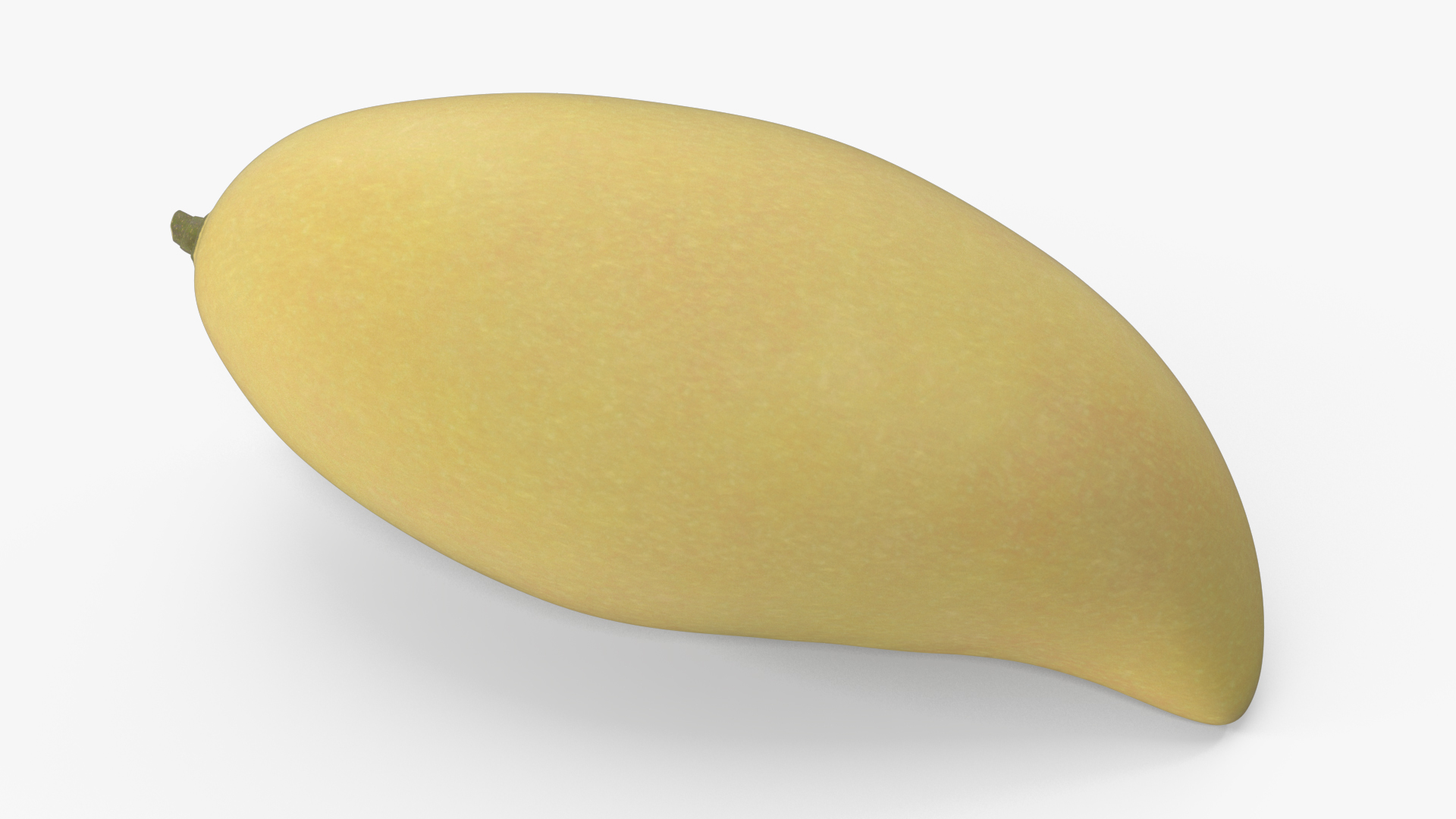 Pale Long Mango Fruit for 3D Print 3D model