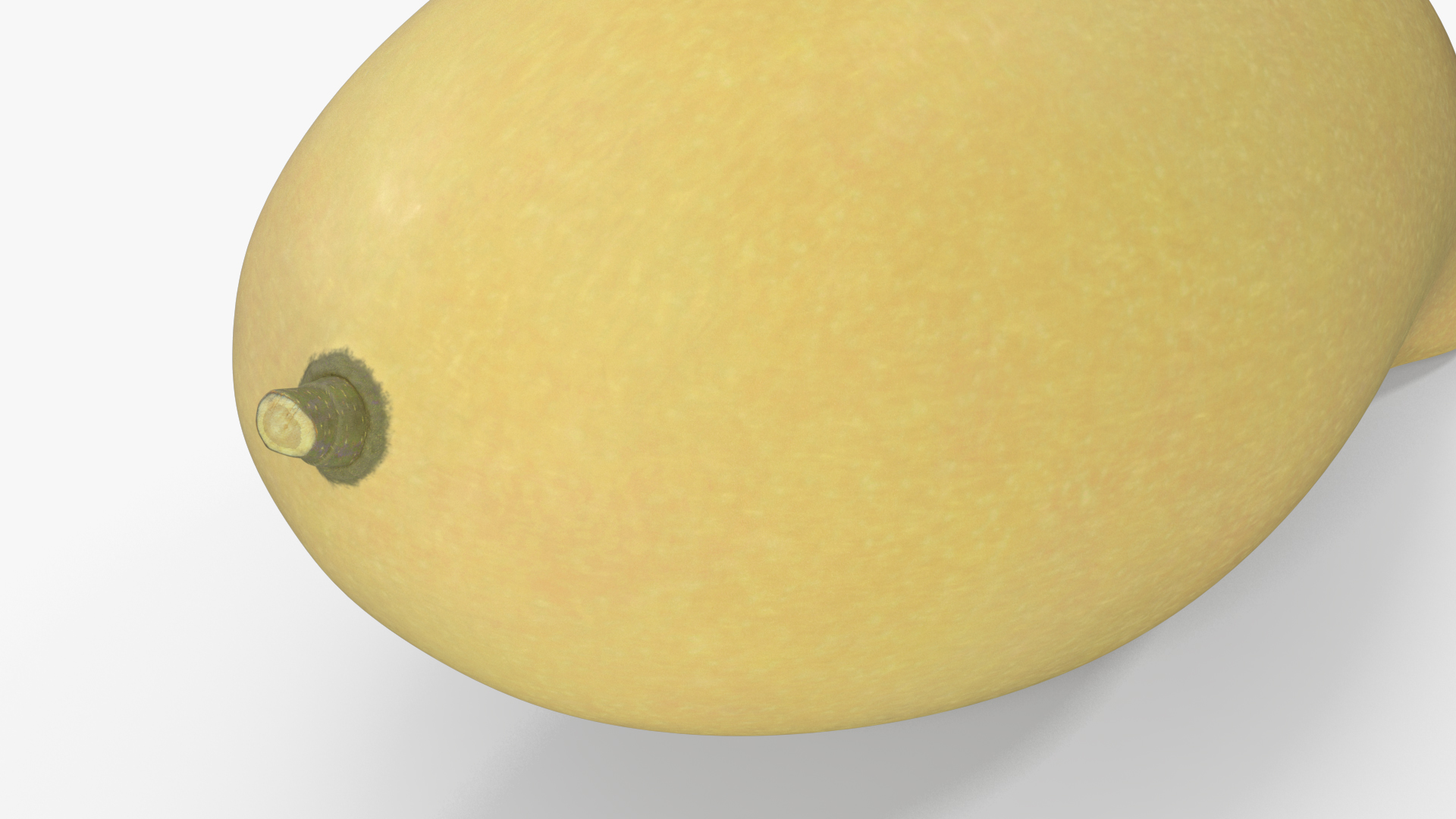 Pale Long Mango Fruit for 3D Print 3D model
